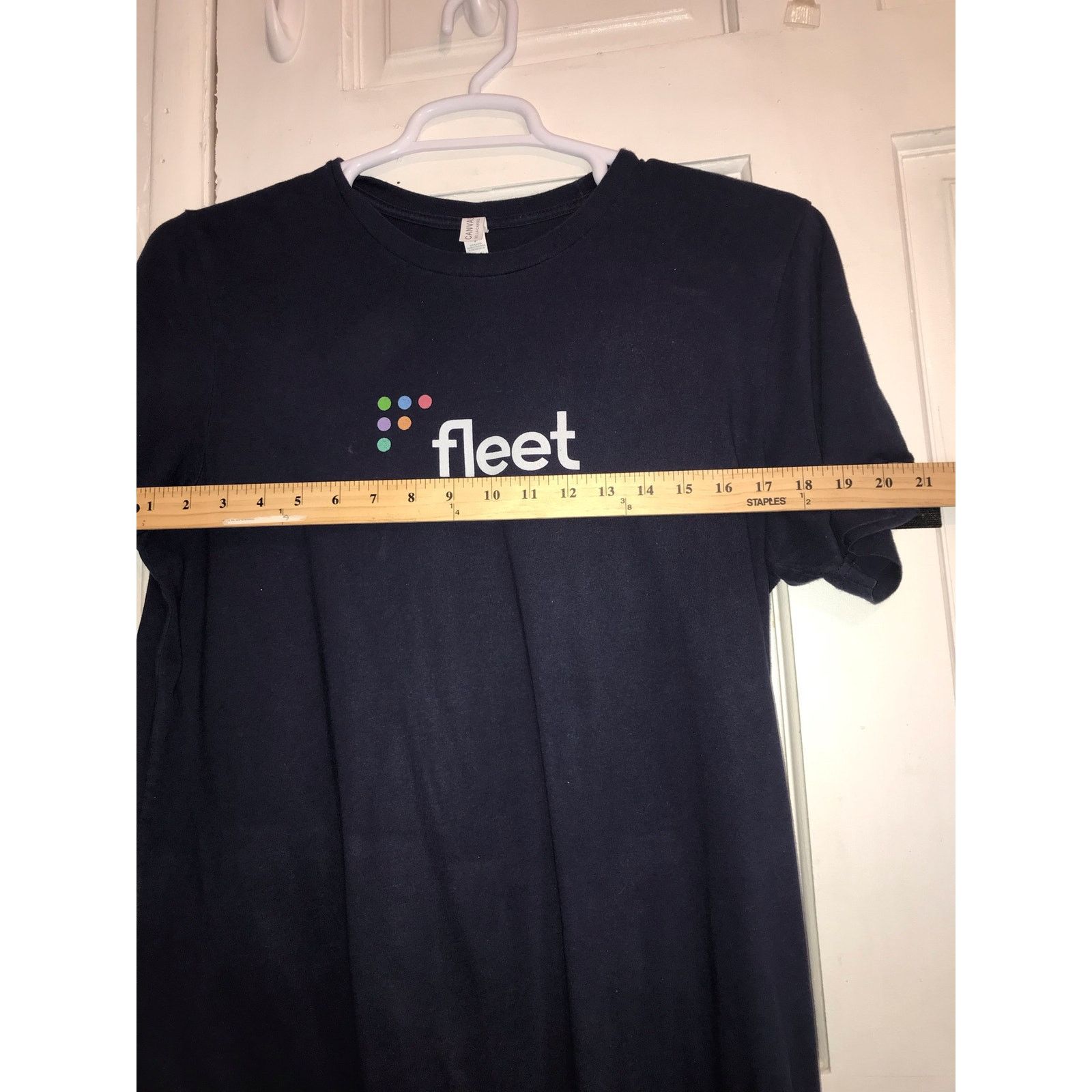 Canvas BELLA+CANVAS T-SHIRT Men's L Black Short Sleeved w/logo Size US L / EU 52-54 / 3 - 7 Thumbnail