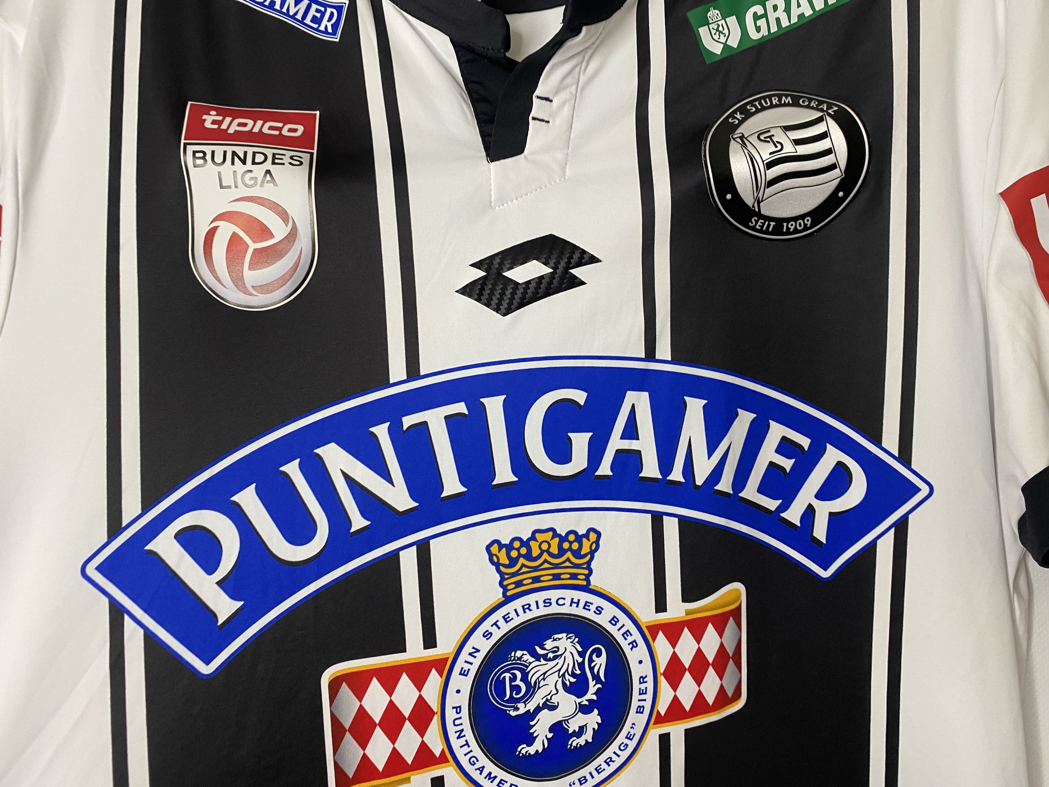 Lotto Sport SPENDLHOFER #23 SK STURM GRAZ 2018 HOME MATCH ISSUE FOOTBALL Size US L / EU 52-54 / 3 - 5 Thumbnail