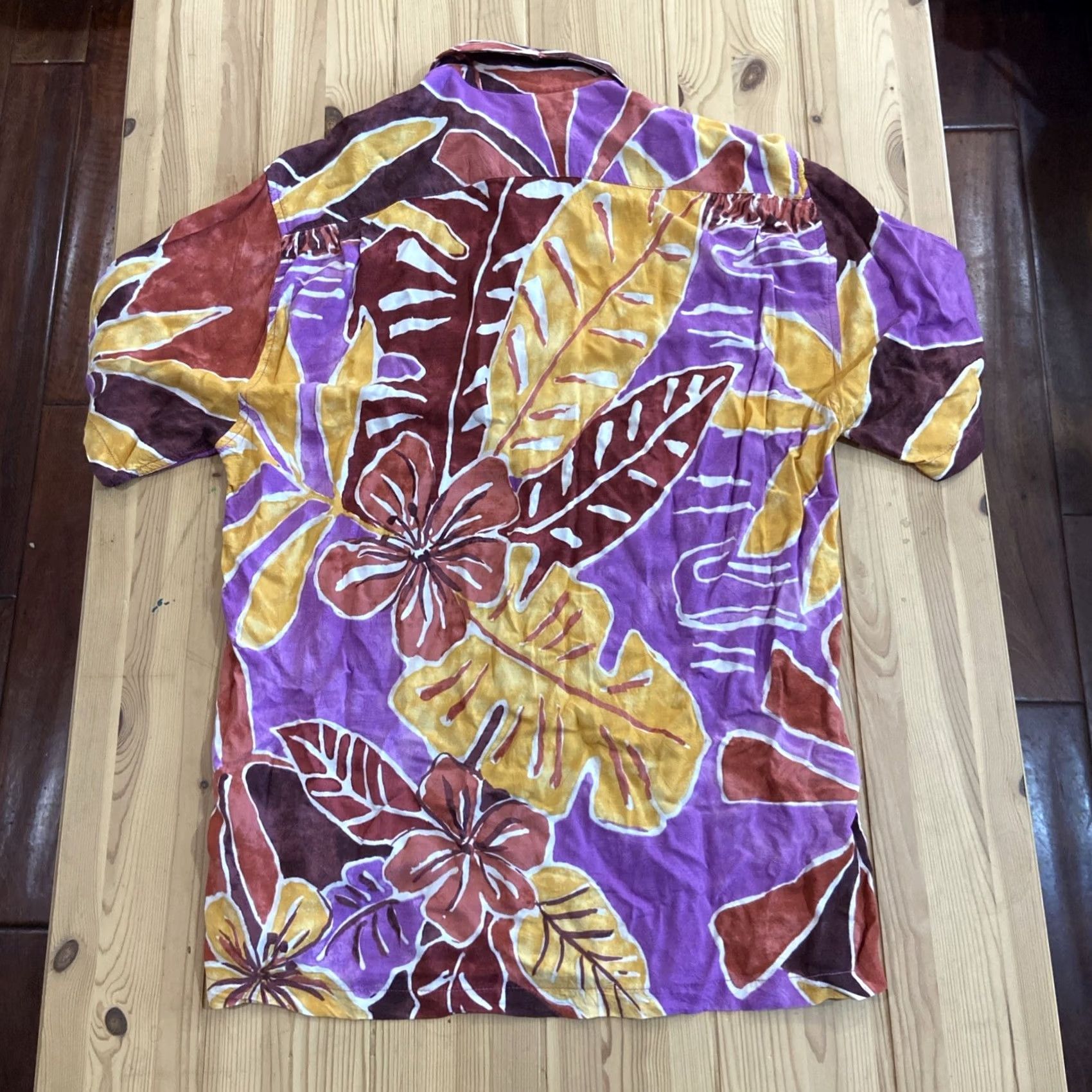Jams World Jams World Shirt Womens Small Tropical Floral Hibiscus Button-Up Casual Travel 100% Rayon Multicolor Size S / US 4 / IT 40 - 5 Thumbnail