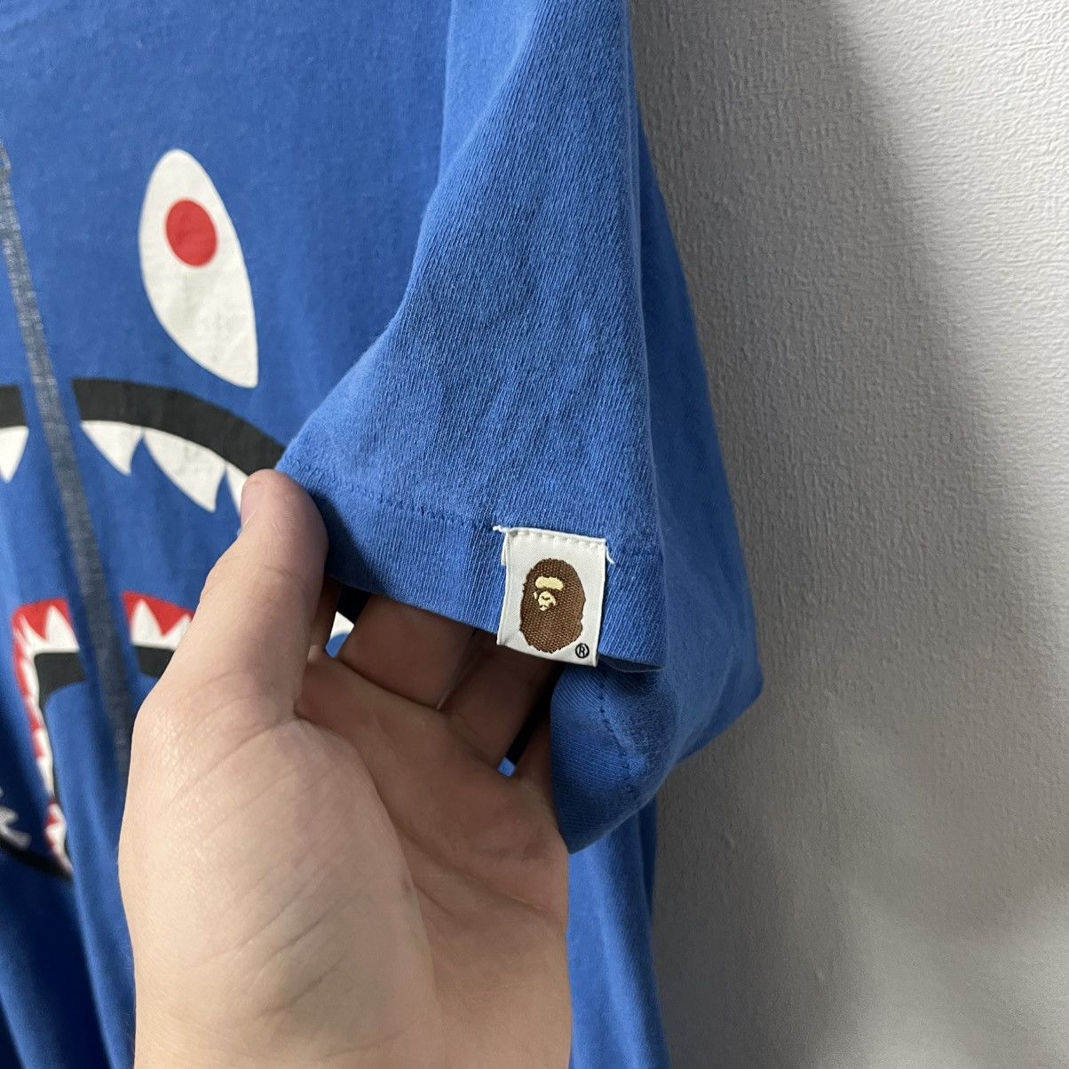 Bape Vintage BAPE Shark T-shirt A Bathing Ape Tee Y2K Size US S / EU 44-46 / 1 - 6 Thumbnail