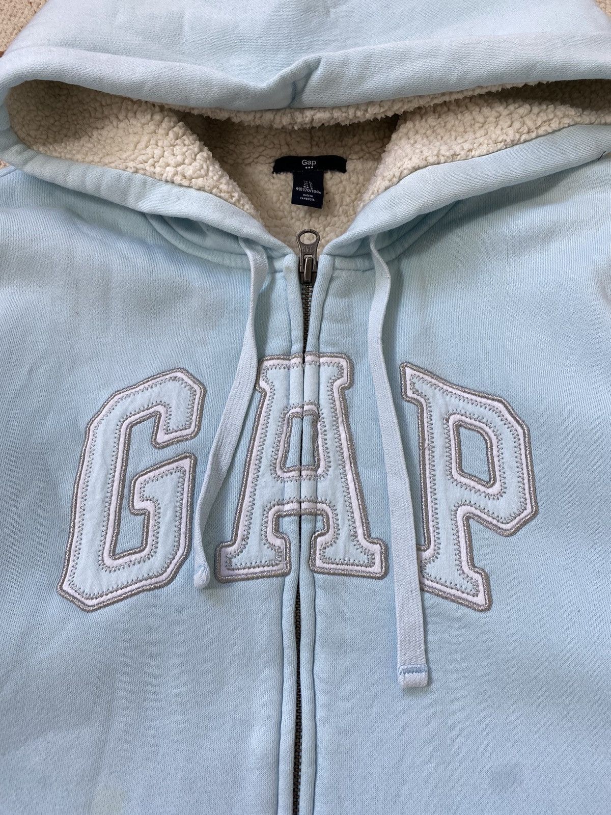 Gap BOXY FIT SHERPA OVERSIZED GAP HOODIE Size L / US 10 / IT 46 - 3 Thumbnail