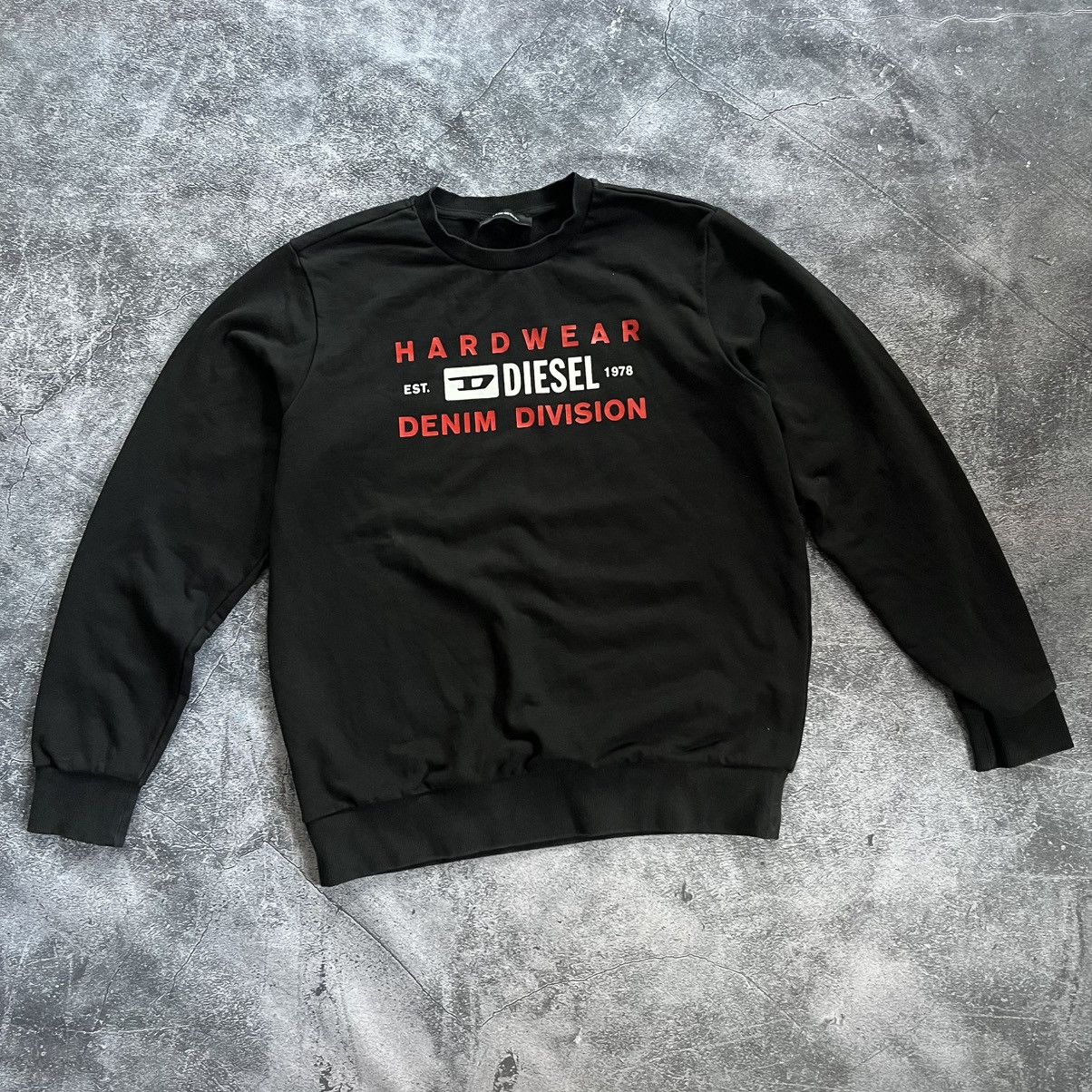 Diesel Diesel Men’s Black Sweatshirt Crewneck Casual Pullover Size US XL / EU 56 / 4 - 1 Thumbnail