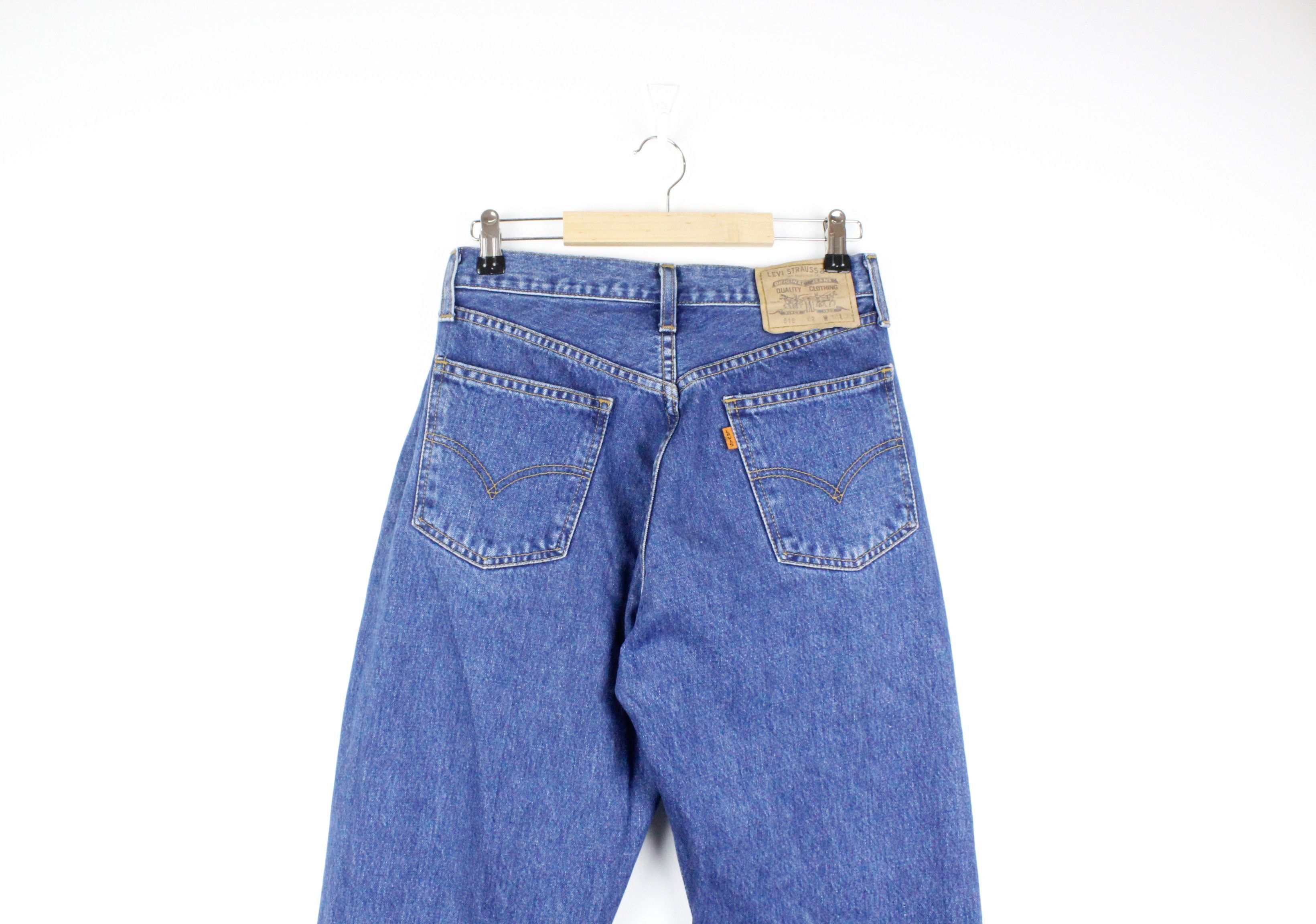 Levi's × Levi's Vintage Clothing × Vintage Vintage Levis 818 Orange Tag Logo Blue Jeans Denim Pants Size 34" / US 12 / IT 48 - 5 Thumbnail
