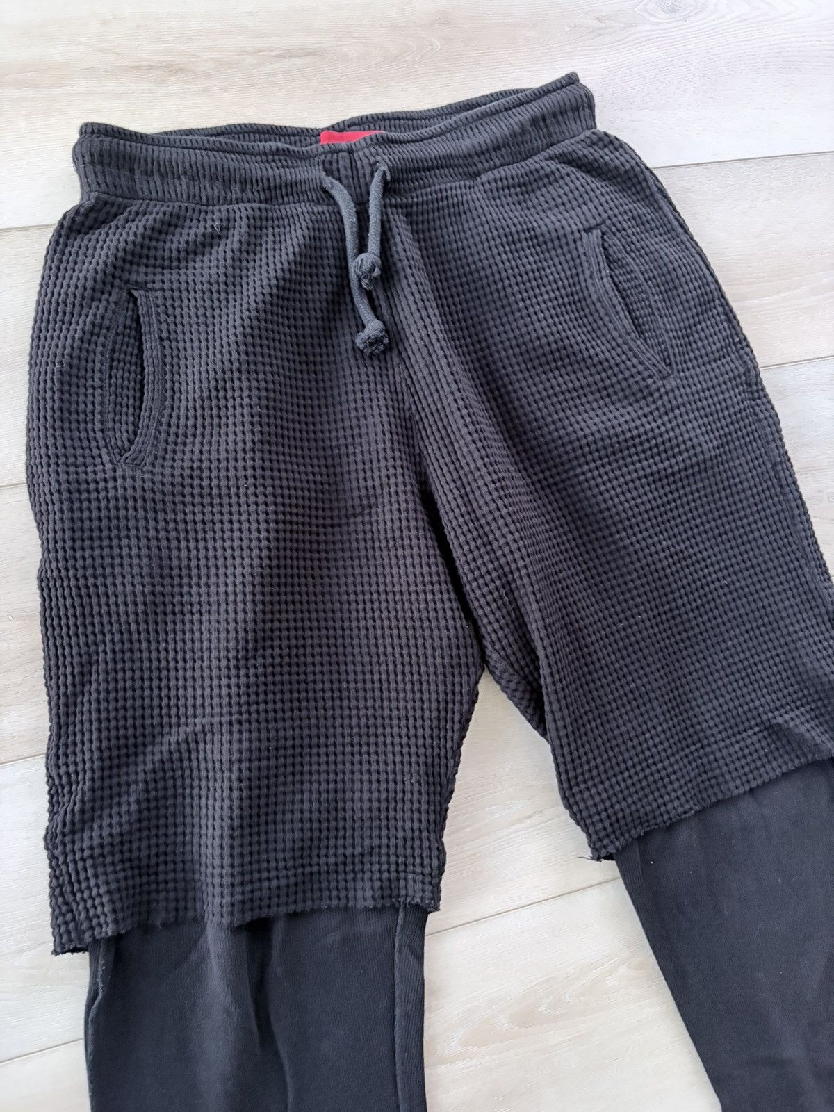 424 Double Layer Waffle Knit Sweatpants Size US 30 / EU 46 - 2 Thumbnail