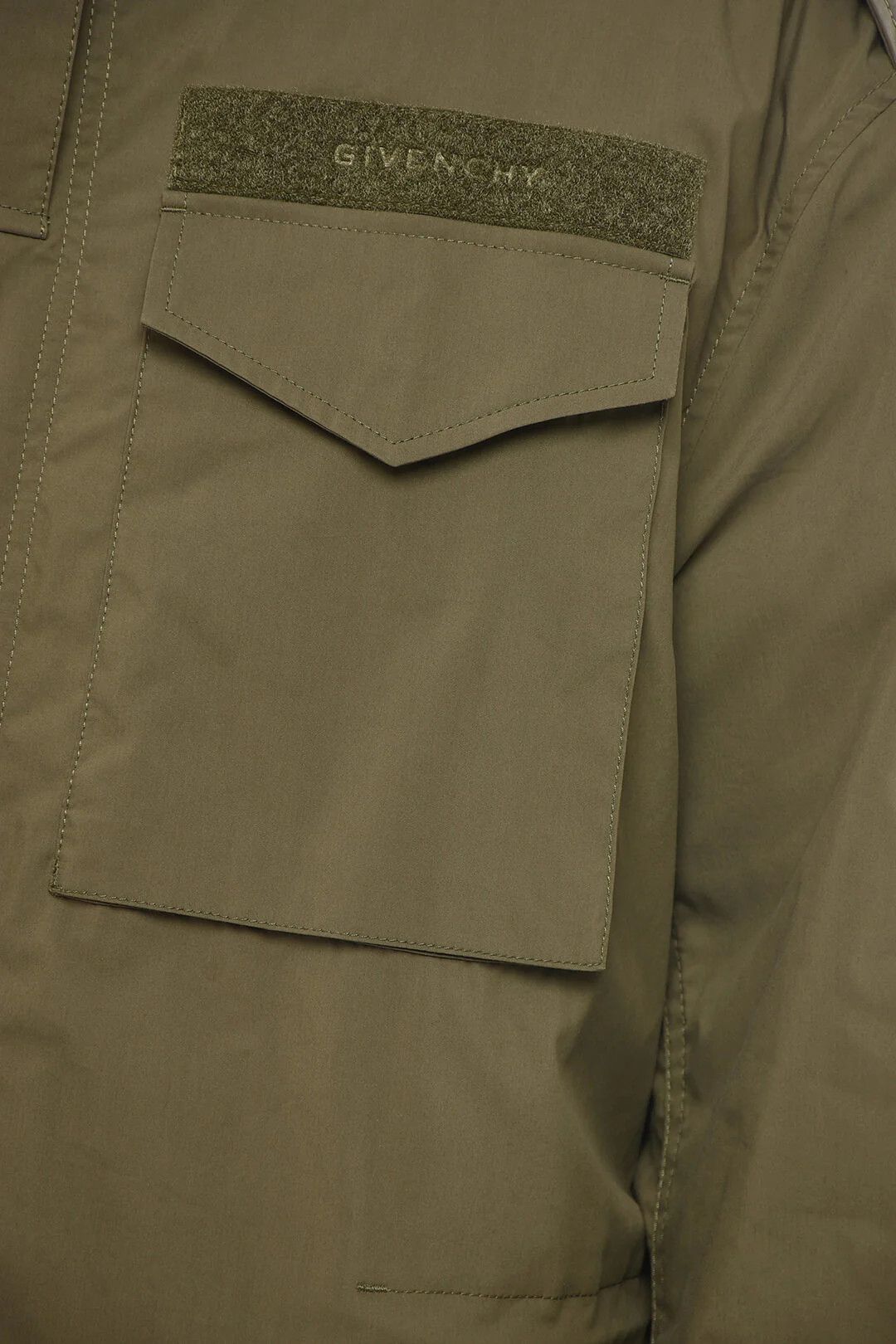 Givenchy og1mm0326 Cotton-Blend Multi-Pocket Parka in Military Green Size US S / EU 44-46 / 1 - 3 Thumbnail