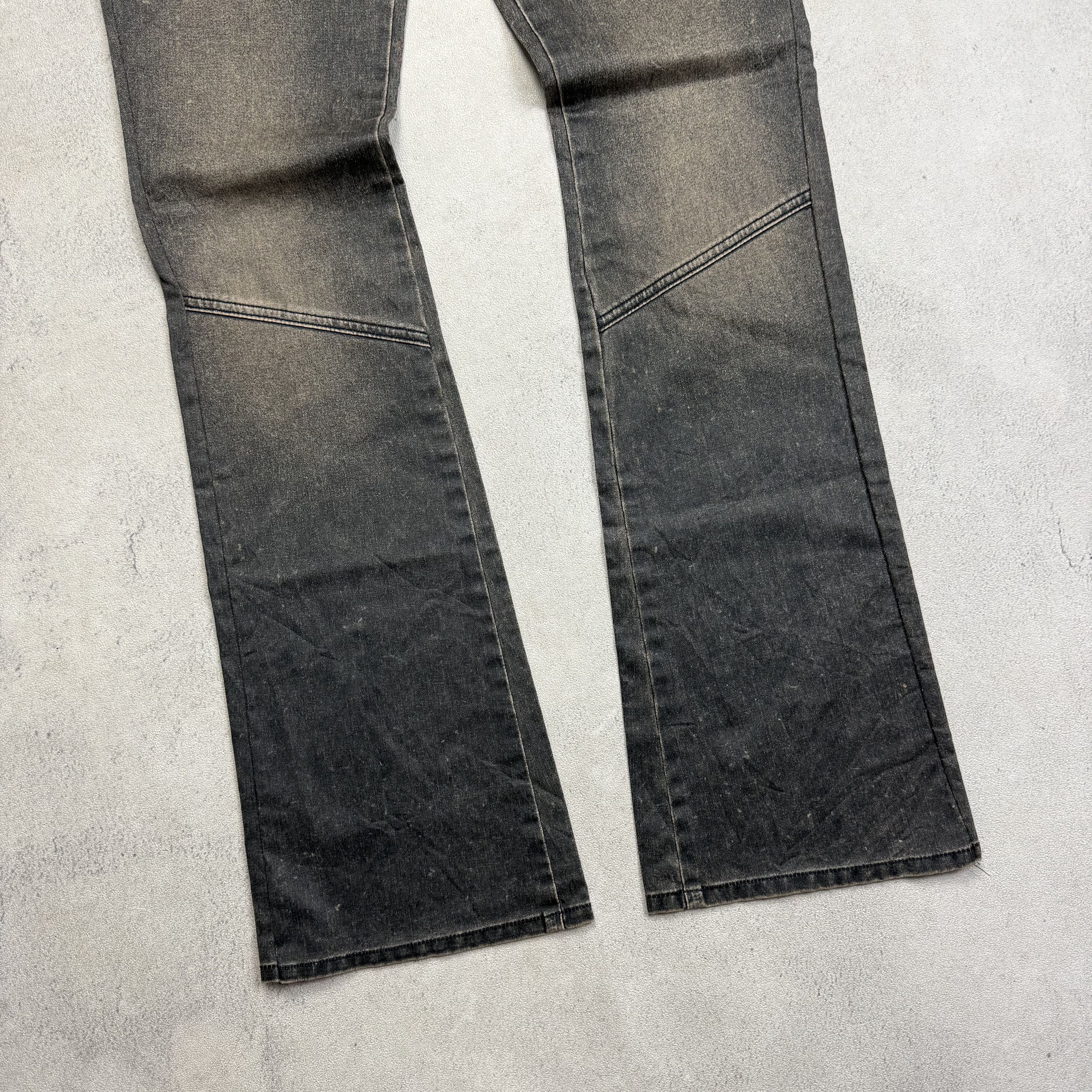 Japanese Brand Mash Mania Flare Mud Wash Jeans Size US 32 / EU 48 - 5 Thumbnail