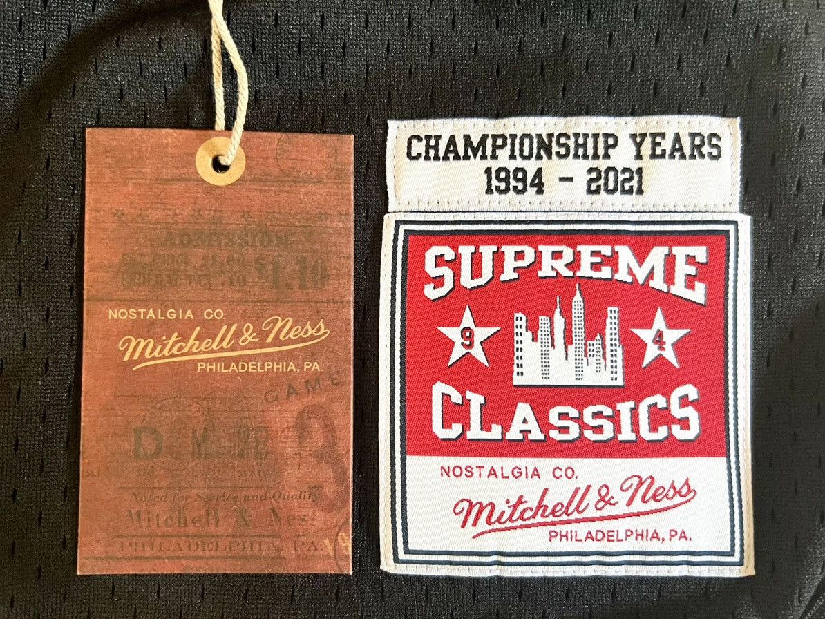 Mitchell & Ness × Supreme Supreme X Mitchell & Ness Black Mesh Basketball Shorts Sz M Size US 32 / EU 48 - 8 Thumbnail