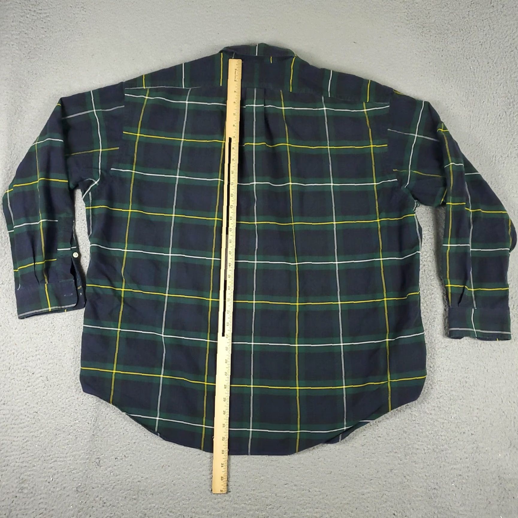 Ralph Lauren Ralph Lauren Button-Up Shirt Mens 2XL Big & Tall Long Sleeve Blue Green Plaid Classic Preppy Size US XXL / EU 58 / 5 - 4 Thumbnail