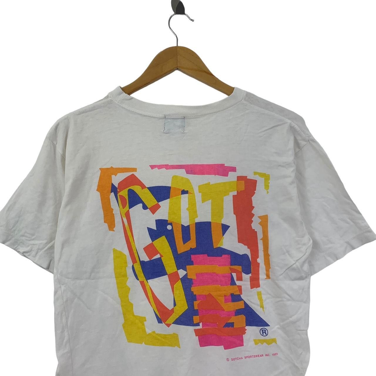Vintage Vintage 1989 GOTCHA SKATEBOARD Graffiti Tee Shirt Top Size US M / EU 48-50 / 2 - 7 Thumbnail