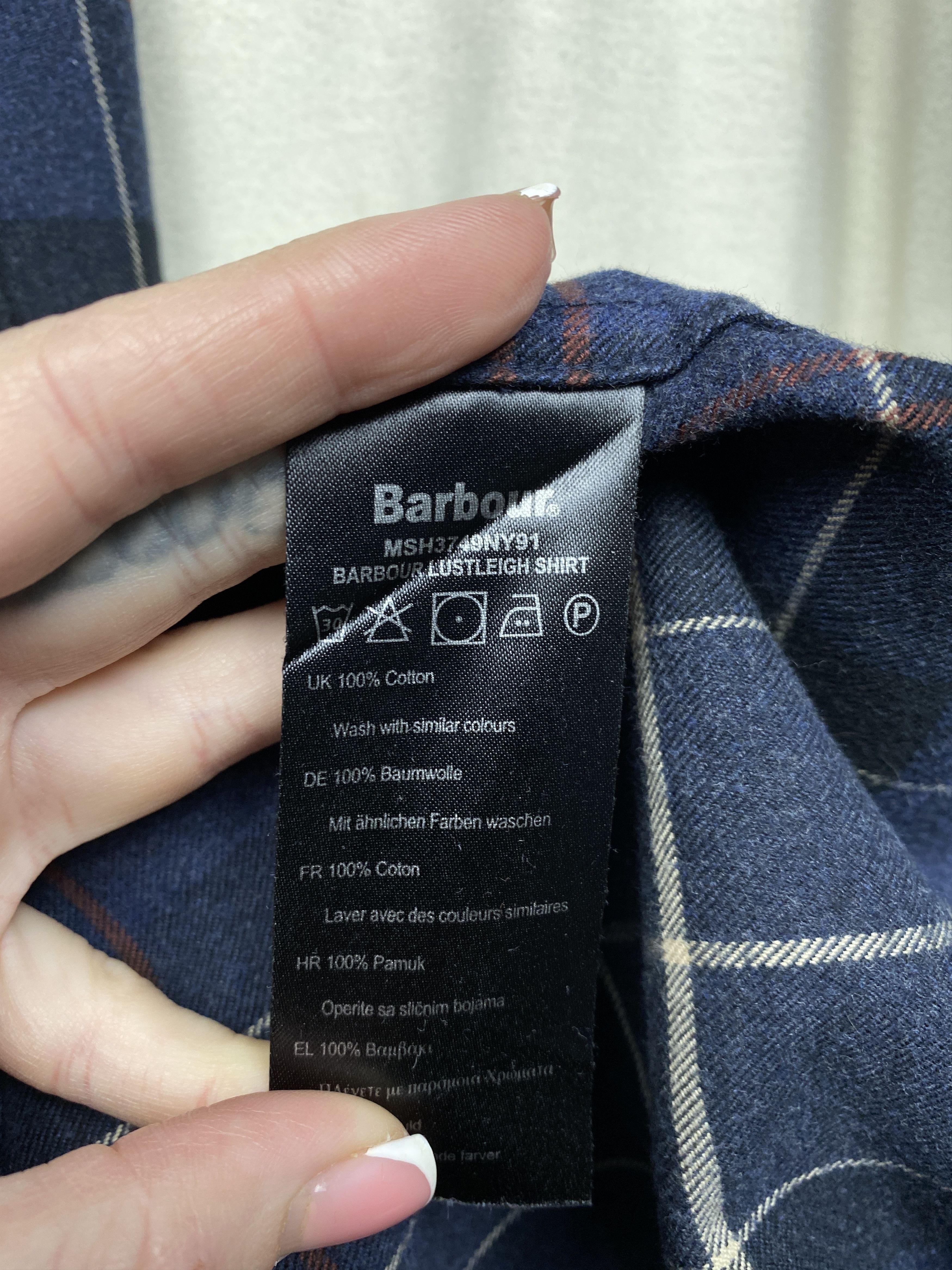 Barbour Barbour Vintage Flannel Mens Lustleigh Tartan Plaid Shirt Size US XL / EU 56 / 4 - 6 Thumbnail