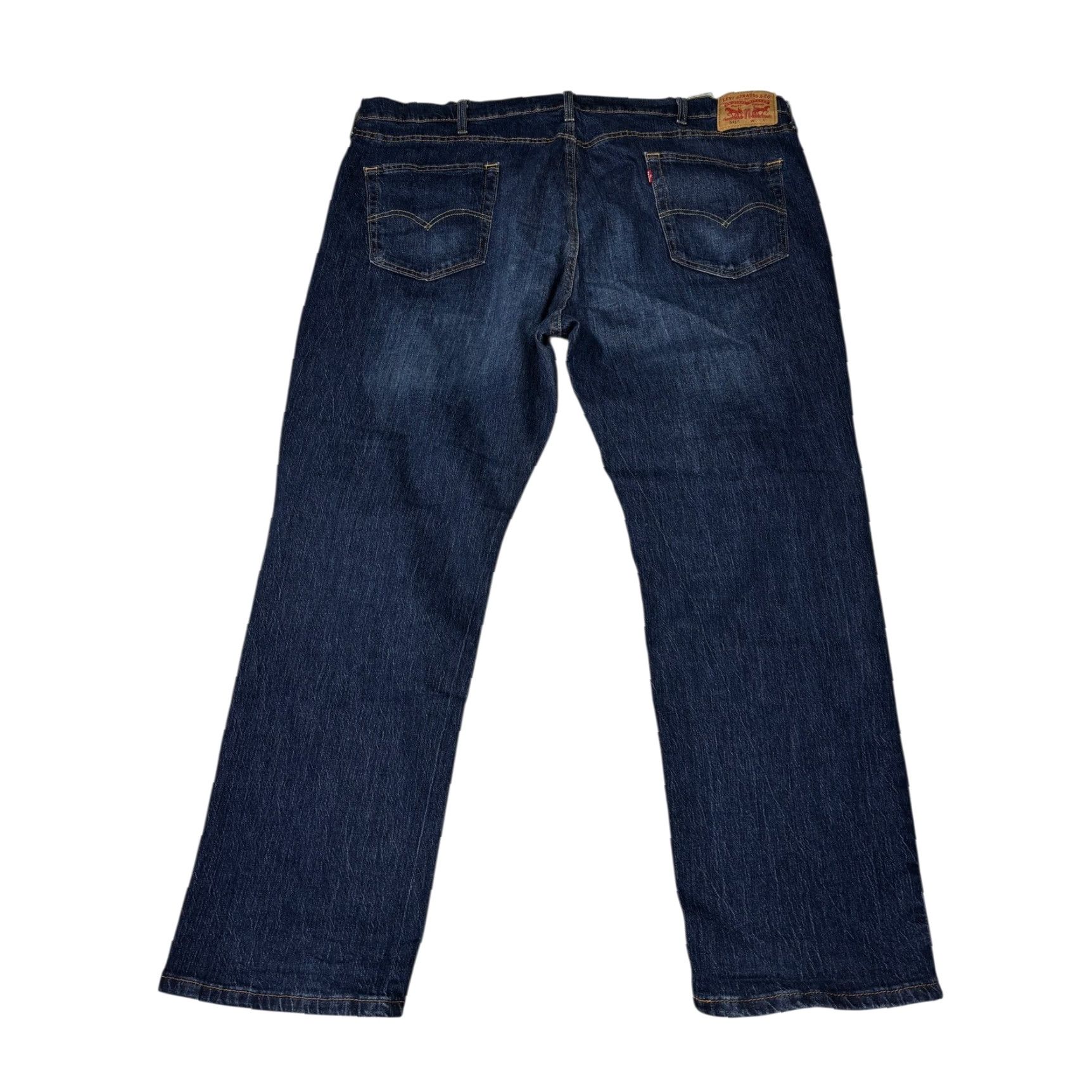 Vintage Levi Strauss 541 Athletic Fit Jeans Dark Wash Mens W46 L30 Straight 5-Pocket Denim Cotton Polyester Blend Vintage No Size US 32 / EU 48 - 7 Thumbnail