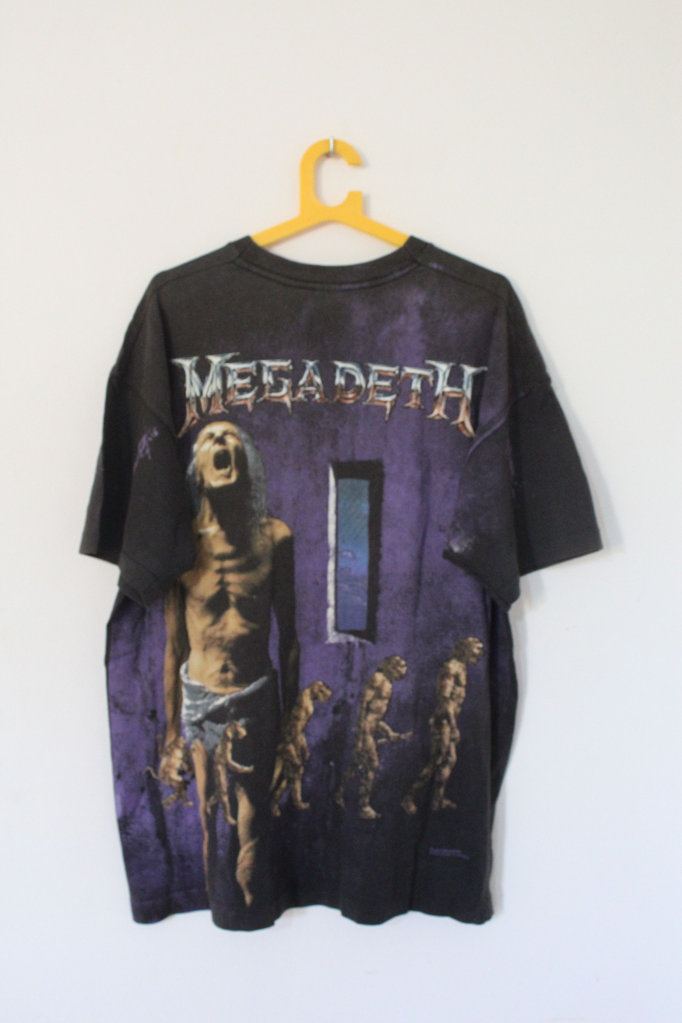 Megadeth × Vintage Rare Vintage MEGADETH 1992 Countdown to Extinction Shirt Size US XL / EU 56 / 4 - 3 Thumbnail