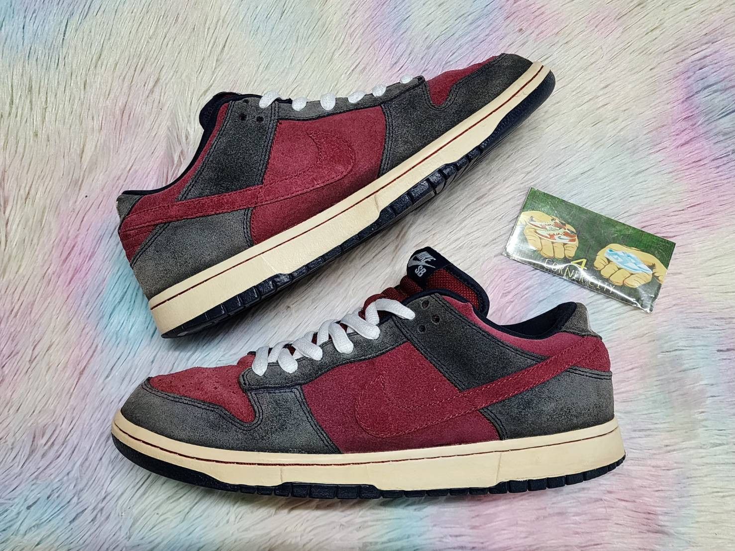 Nike Nike Sb Dunk Low Obsidian Team Red Size US 9.5 / EU 42-43 - 6 Thumbnail