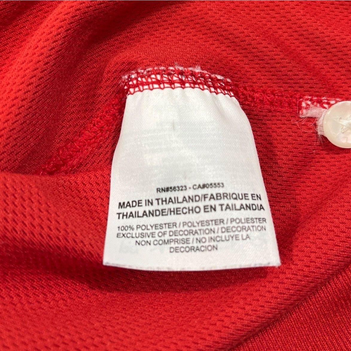 Nike Nike Golf Dri-Fit Men's Red Golf Shirt/Polo Size L SKU 4072 Size US L / EU 52-54 / 3 - 5 Thumbnail