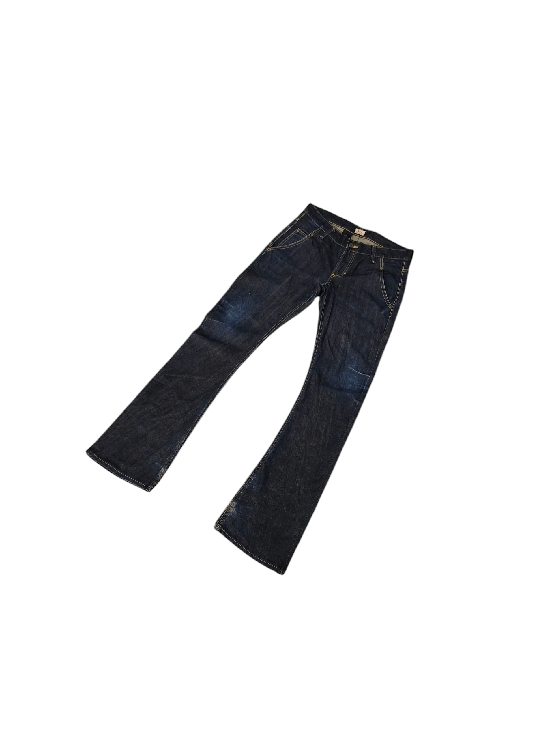 If Six Was Nine Flare Jeans Lee X Akm Japan Denim Bootcut Ifsixwasnine Lgb Size US 31 - 2 Thumbnail