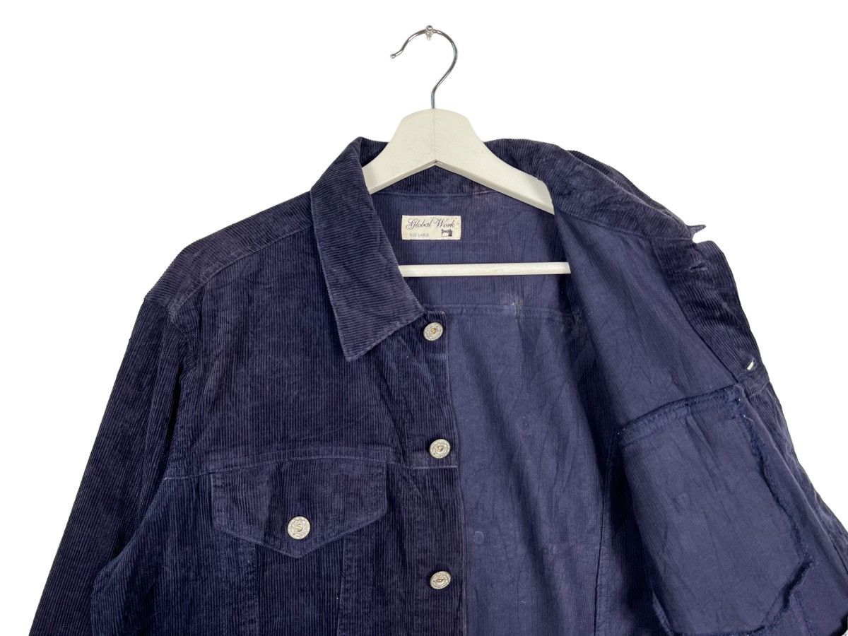 Global Work 🔥 GLOBAL WORK CORDUROY TRUCKER JACKET Size US M / EU 48-50 / 2 - 10 Thumbnail
