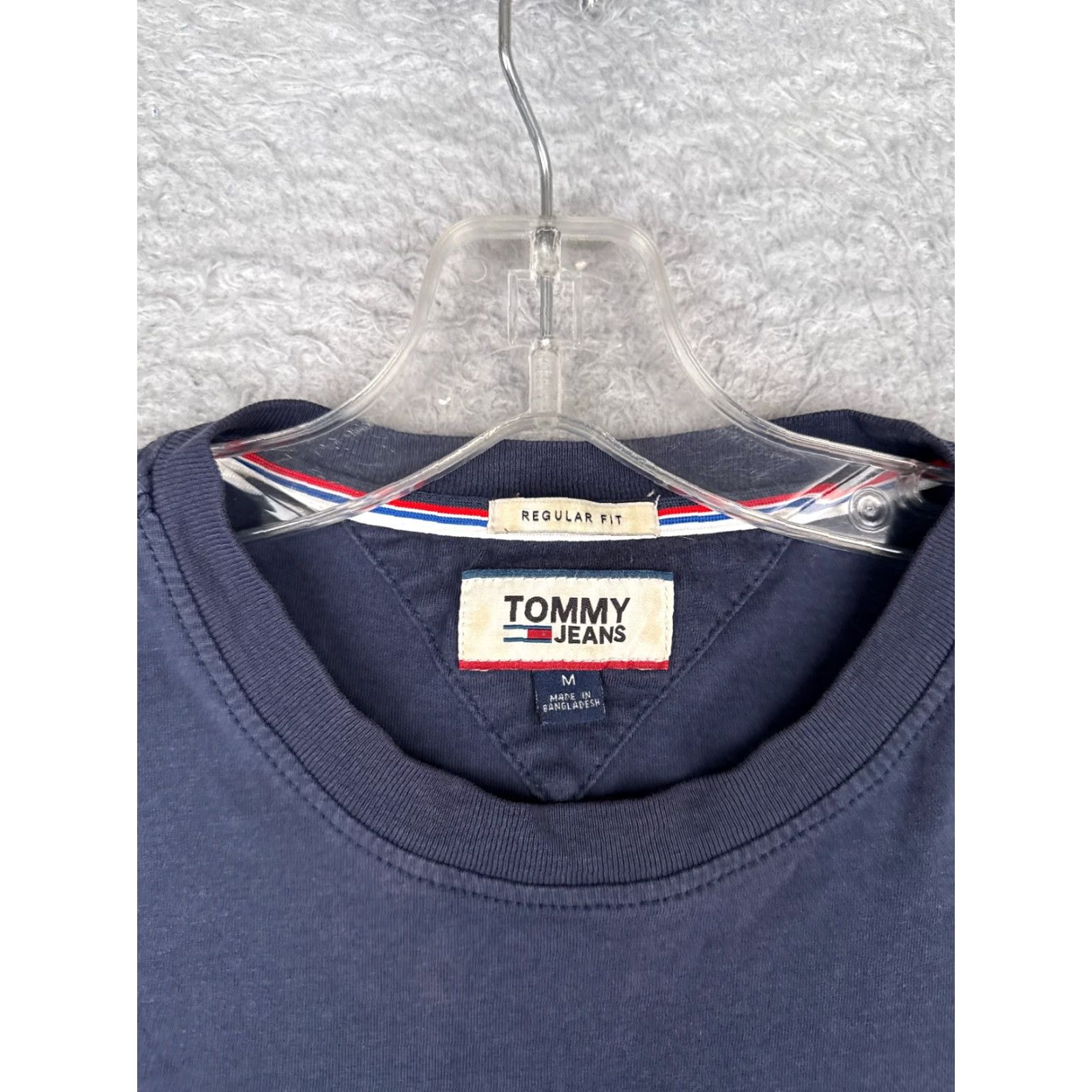 Tommy Hilfiger Tommy Hilfiger Jeans Shirt Adult Medium Blue Short Sleeve Crew Neck Cotton Logo Size US M / EU 48-50 / 2 - 7 Thumbnail