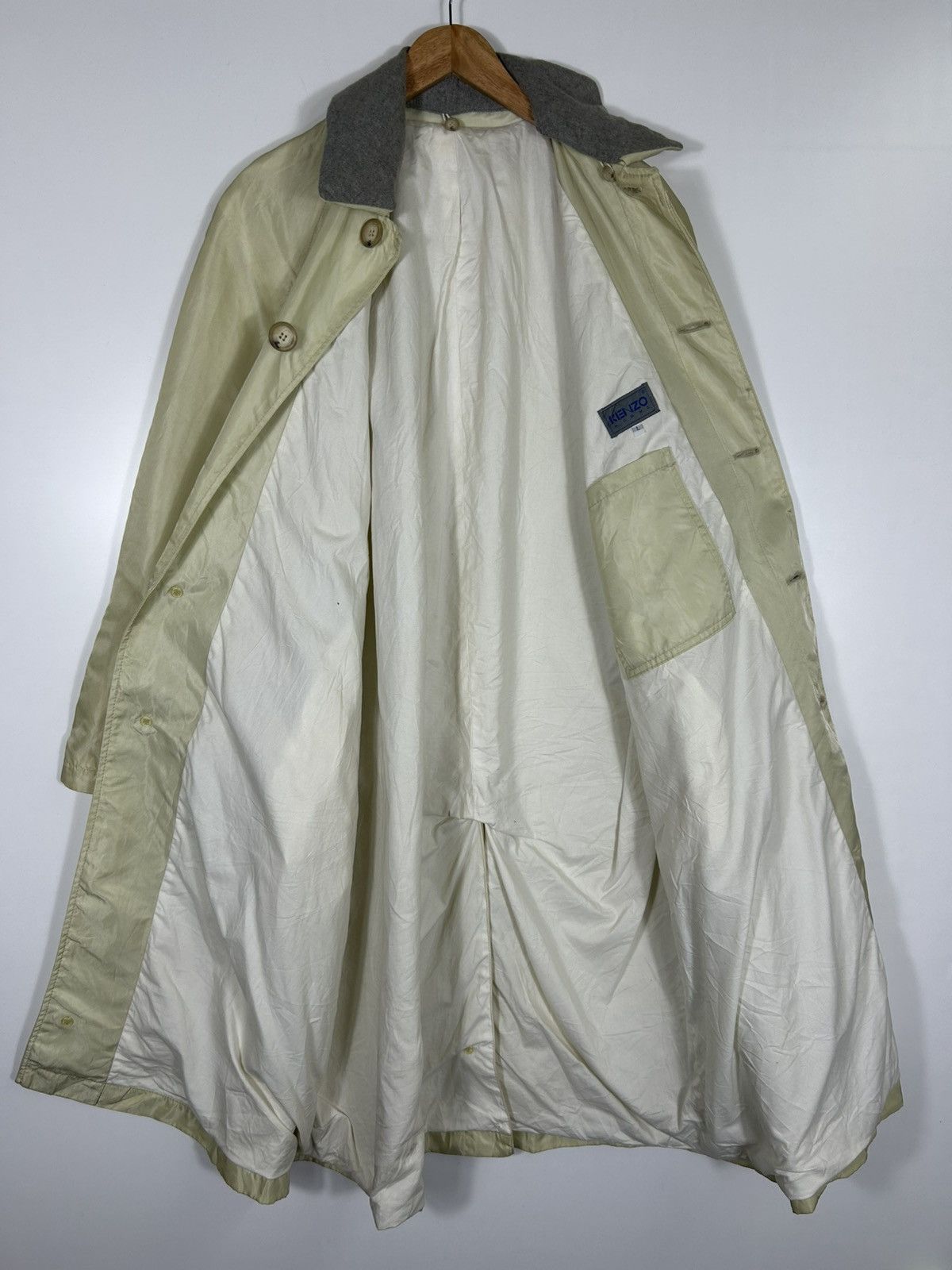 Kenzo Vintage Kenzo Homme Oversized Nylon Coat Made in Italy Size US L / EU 52-54 / 3 - 9 Thumbnail