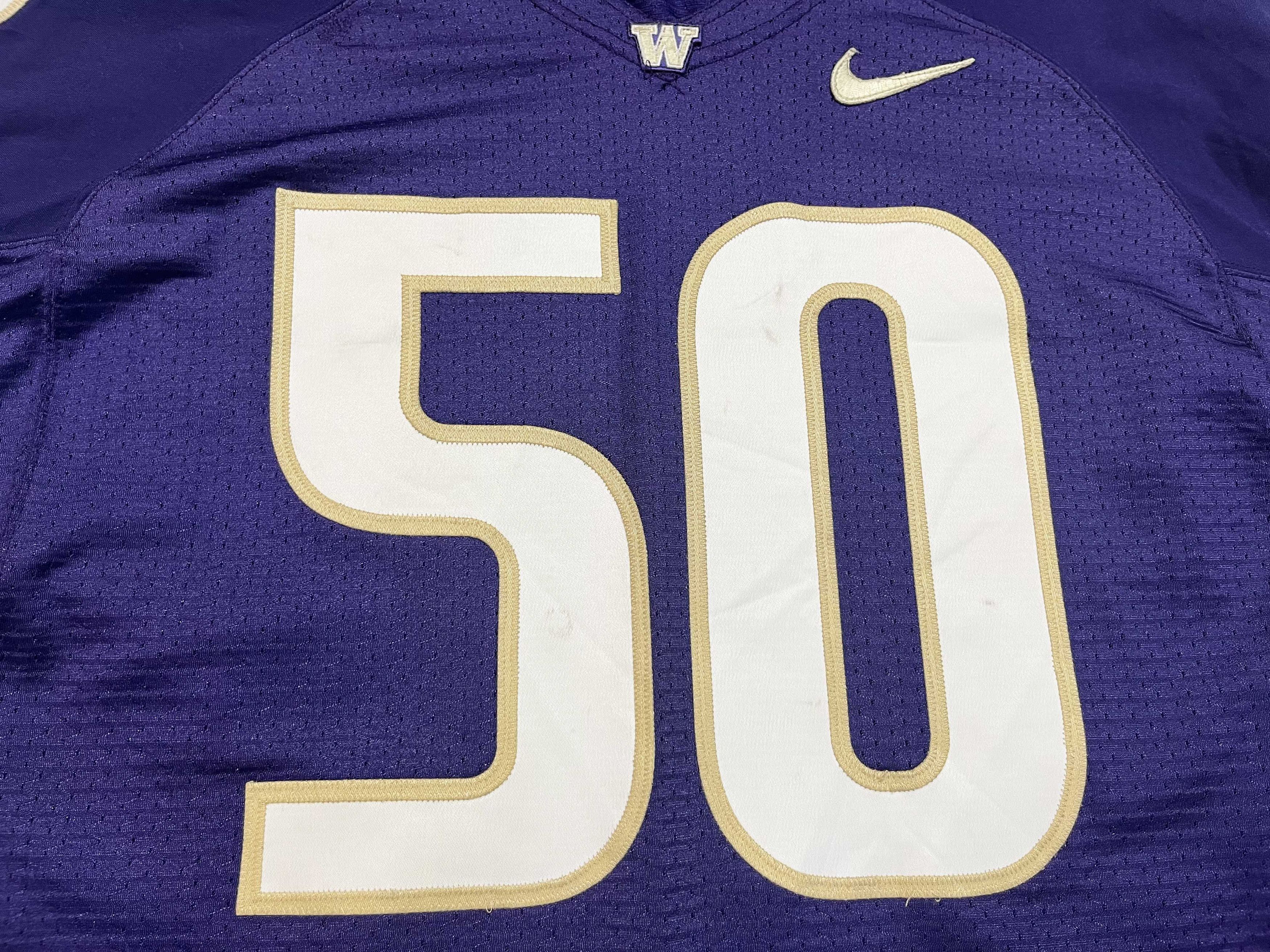 Nike Nike Washington Huskies #50 NCAA Football Game Jersey Size US L / EU 52-54 / 3 - 2 Thumbnail