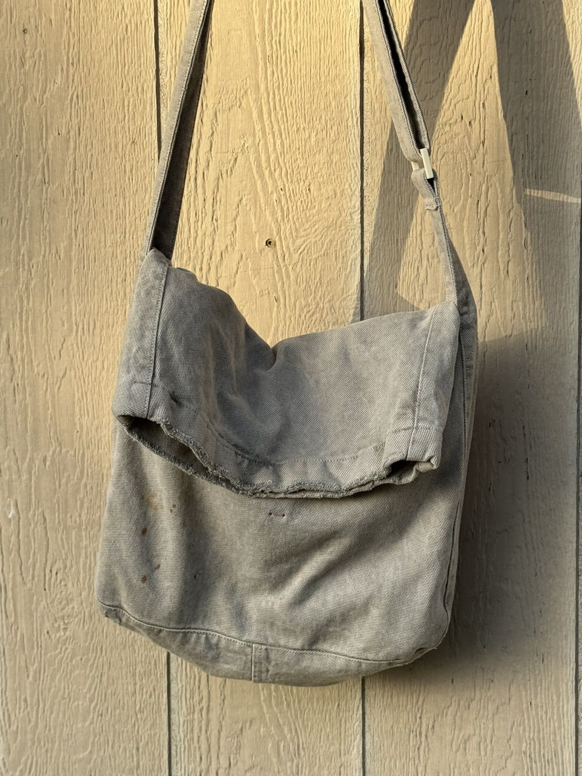 Our Legacy Attic Wash Denim Sling Bag