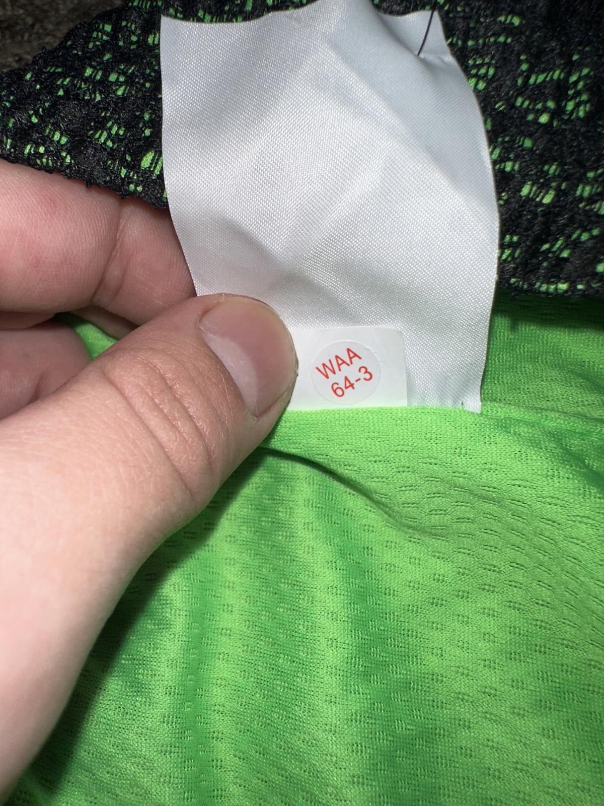 Jordan Brand Womens Small Jordan Diamond Basketball Shorts See Through Black Green Sample Size 26" / US 2 / IT 38 - 8 Thumbnail