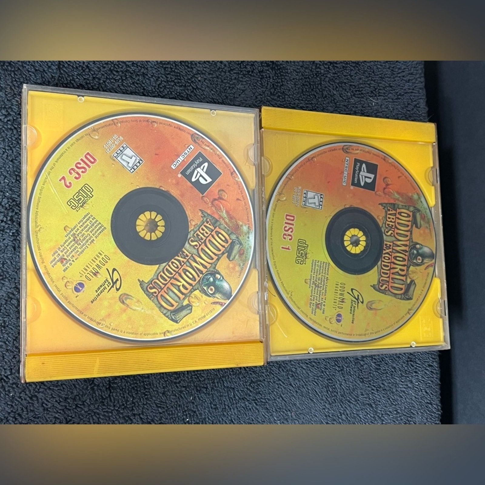 Sony Oddworld: Abe's Exoddus (Sony PlayStation 1, 1998) Tested Size ONE SIZE - 3 Thumbnail