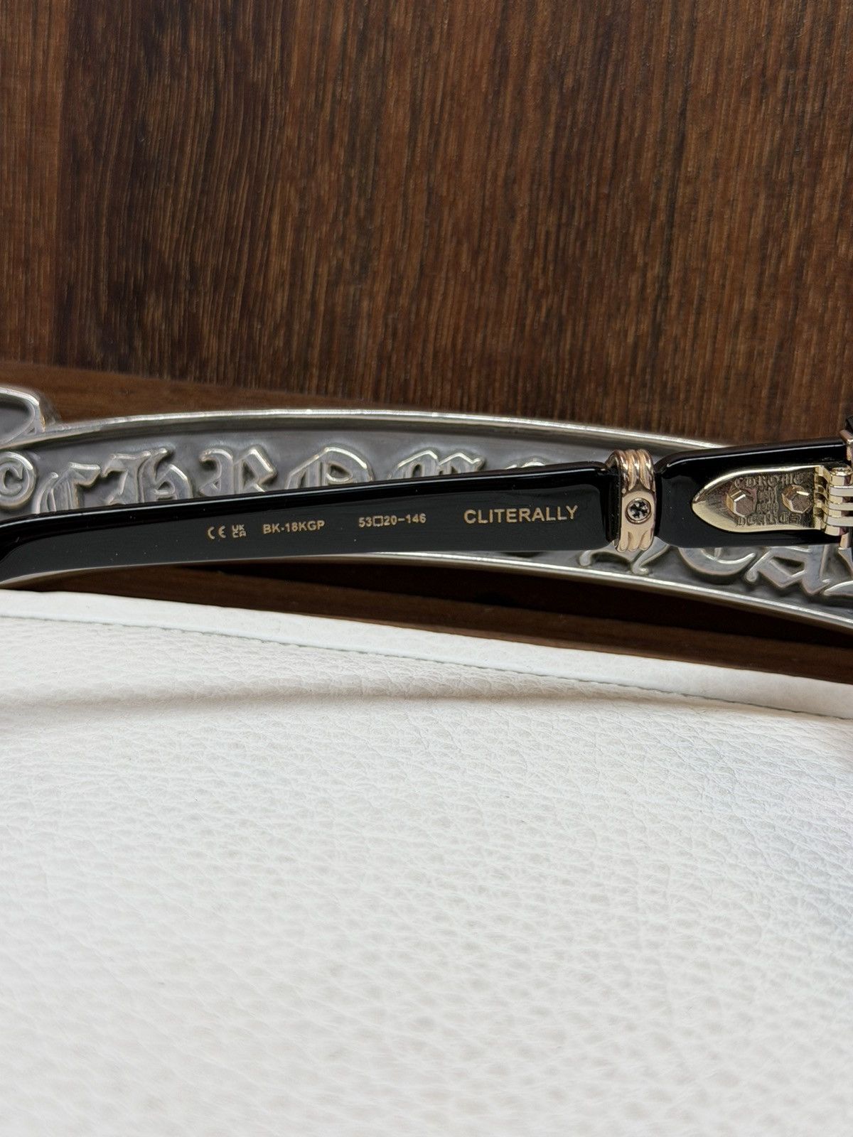 Chrome Hearts Chrome Hearts Cliterally Sunglasses Size ONE SIZE - 11 Thumbnail