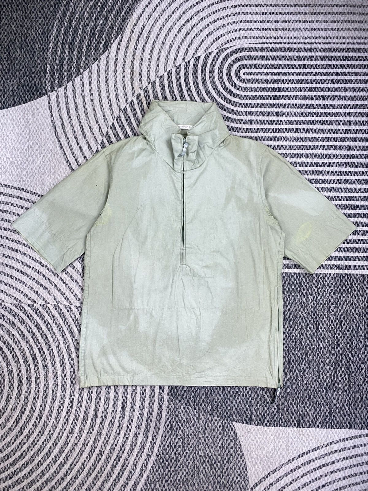 Christophe Lemaire 🔥RARE Vintage Christophe Lemaire Halfzip Mock Neck Shirt Size US M / EU 48-50 / 2 - 1 Thumbnail