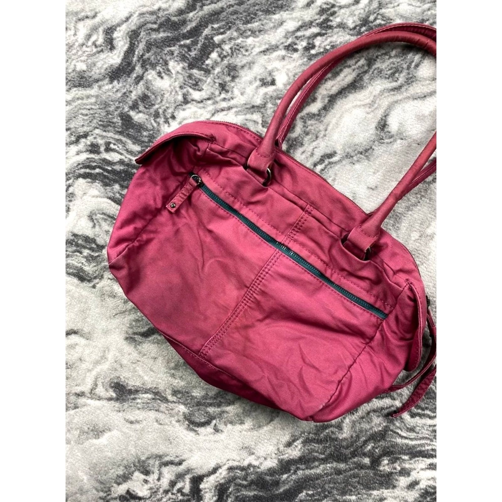 Diesel VINTAGE Diesel Metal Logo Mini Hanbag Shoulder Bag Women Pink Leather Zipper 00s Y2K Size ONE SIZE - 2 Thumbnail
