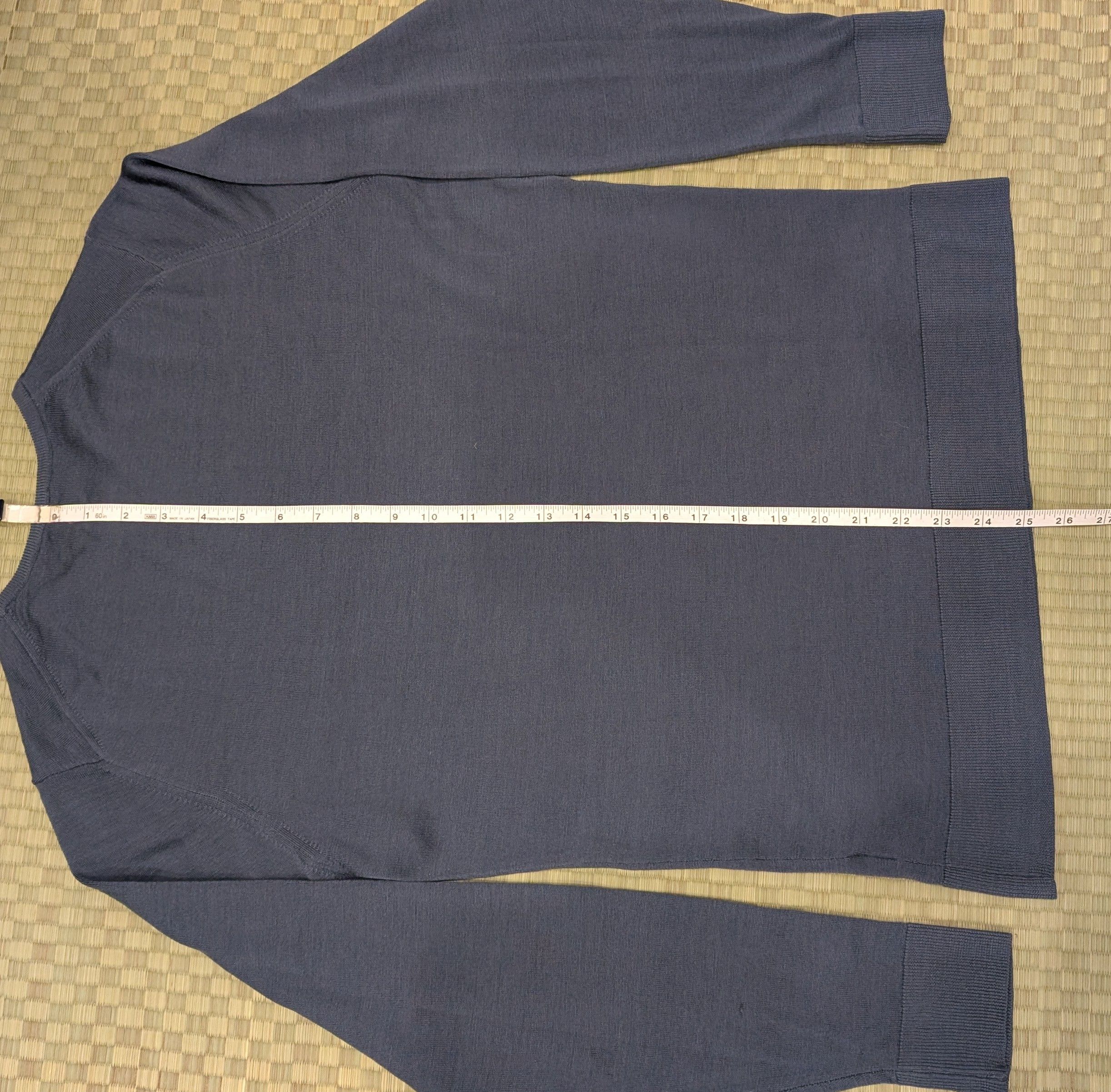 Sunspel Sunspel Extra-Fine Merino Wool Crew Neck Sweater Slate Blue Size US M / EU 48-50 / 2 - 6 Thumbnail