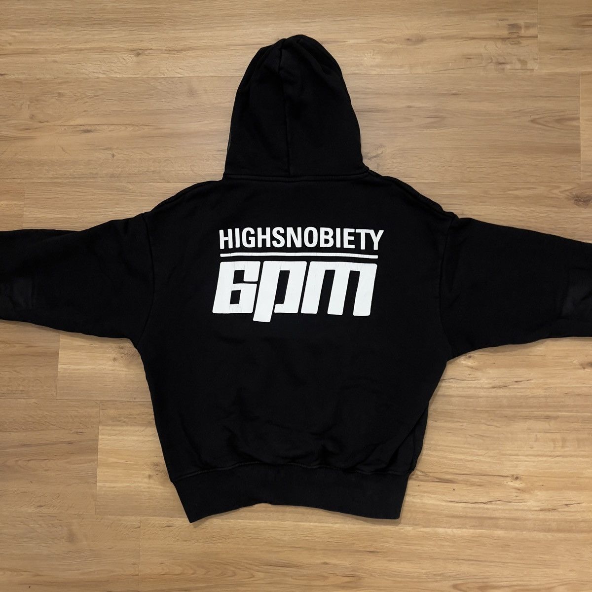 image of Highsnobiety X 6Pm Hoodie in Black, Men's (Size 2XL)