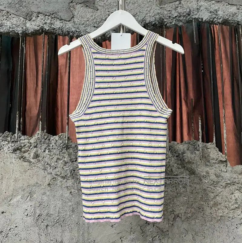 Chanel Chanel Summer Striped Women's Tank Top . Size XXS / US 00 / IT 34 - 2 Thumbnail