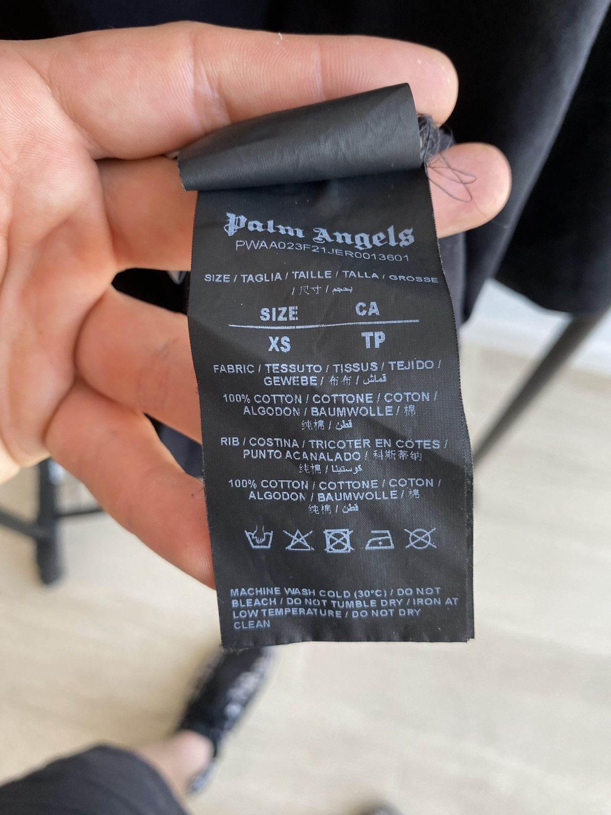 Palm Angels Palm Angels Women’s Black Logo Tee Size XS / US 0-2 / IT 36-38 - 6 Thumbnail
