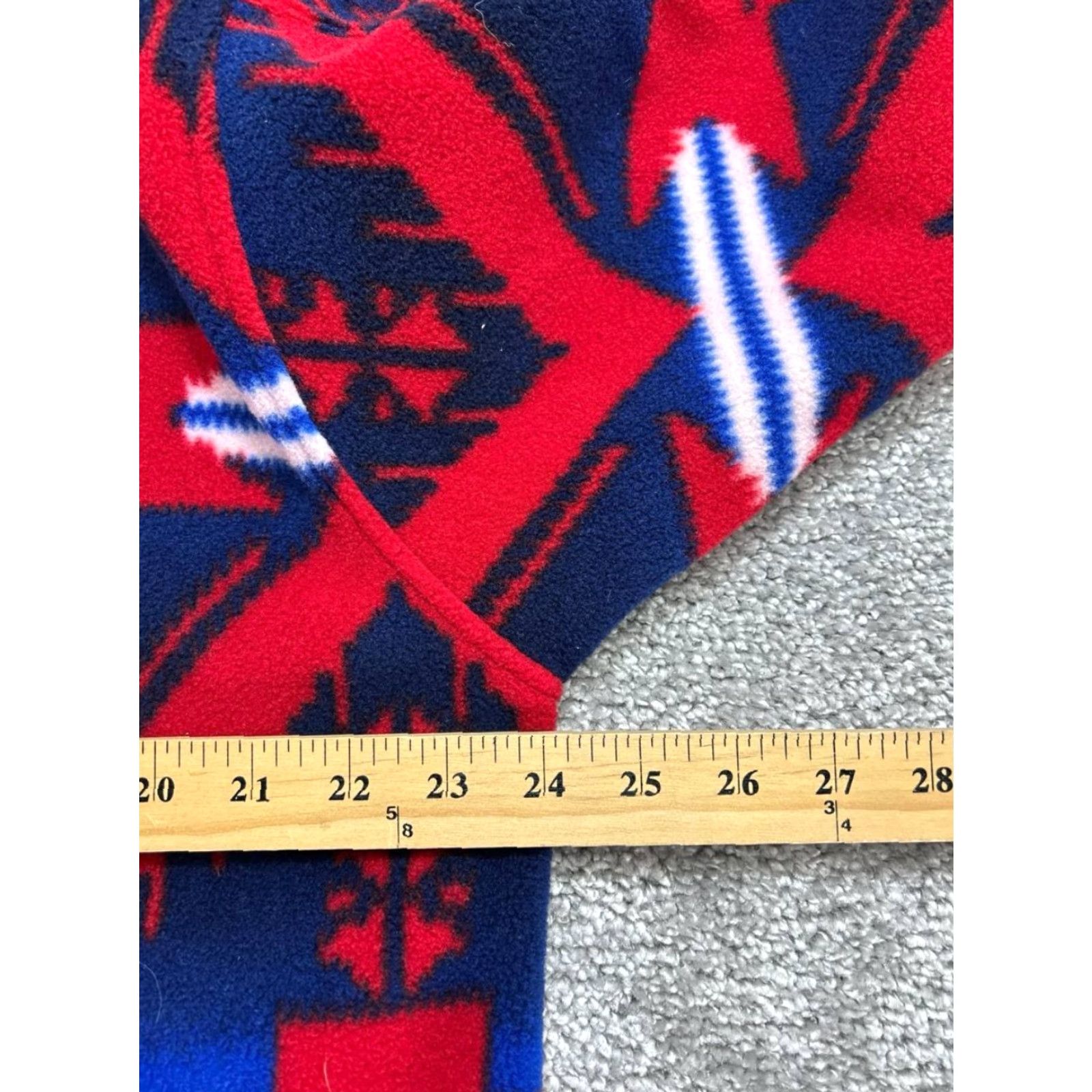 Polo Ralph Lauren VINTAGE Polo Ralph Lauren Jacket Mens Large Multi Fleece Aztec Southwest Pack Away Hood Size US L / EU 52-54 / 3 - 6 Thumbnail