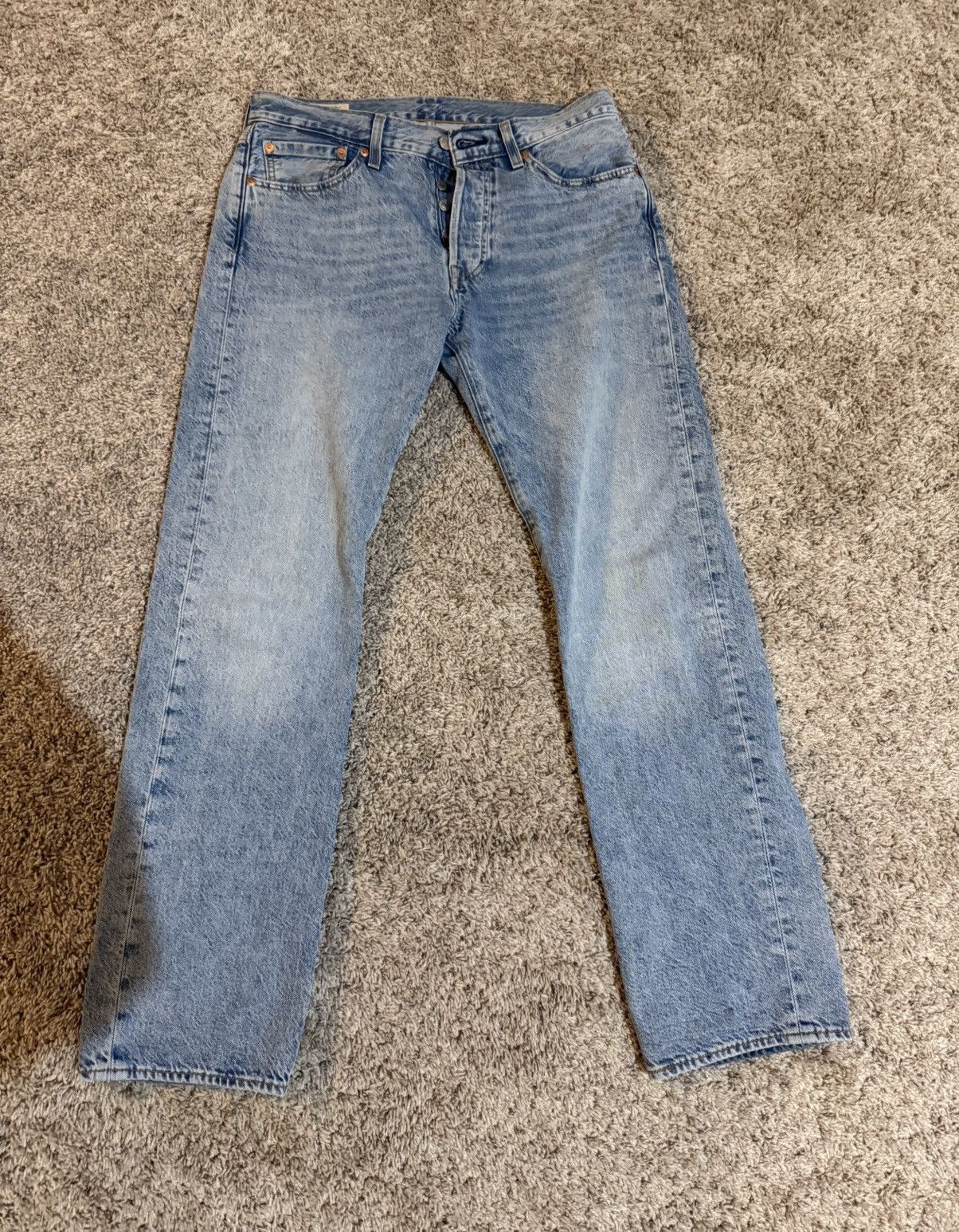 Levi's Mens 501 Original Fit Levi Jeans Size US 31 - 1 Thumbnail