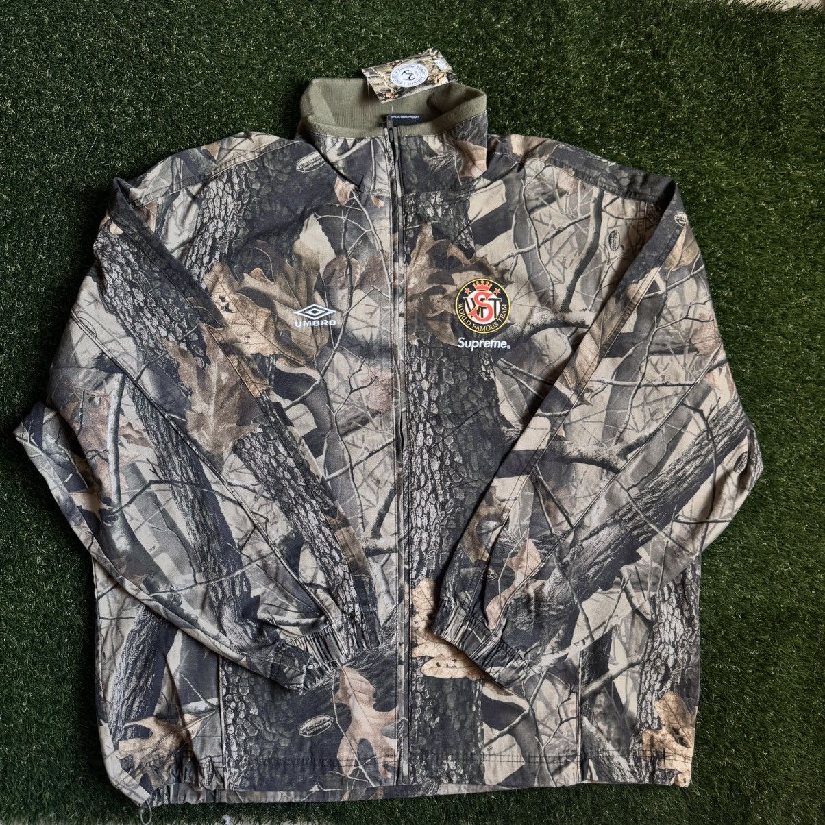 Supreme × Umbro Supreme Umbro Cotton Ripstop Track Jacket Realtree Size US S / EU 44-46 / 1 - 2 Thumbnail