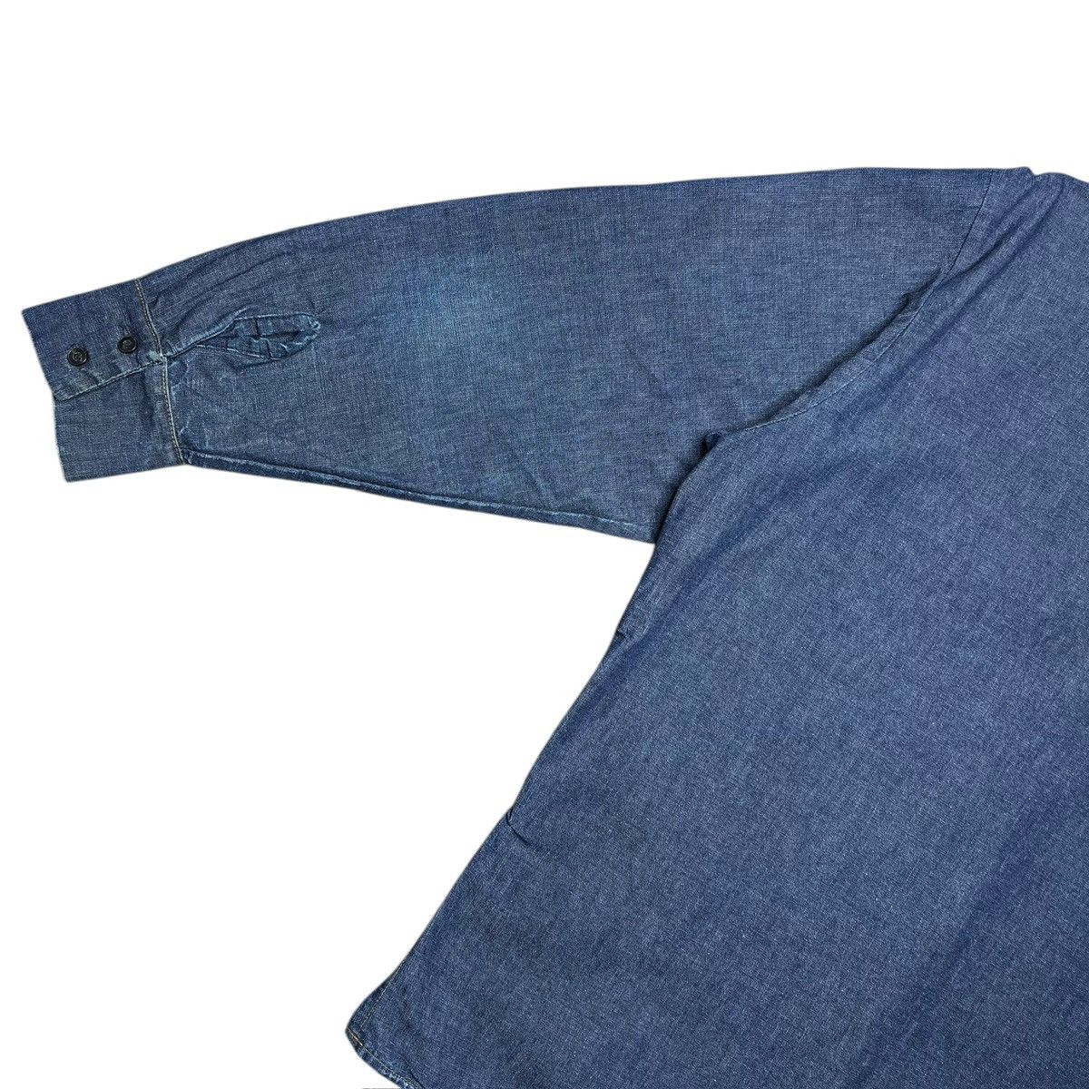 Levi's 1970s Levi’s Orange Tab Denim Button Up Long Sleeve Shirt Size US XL / EU 56 / 4 - 10 Thumbnail