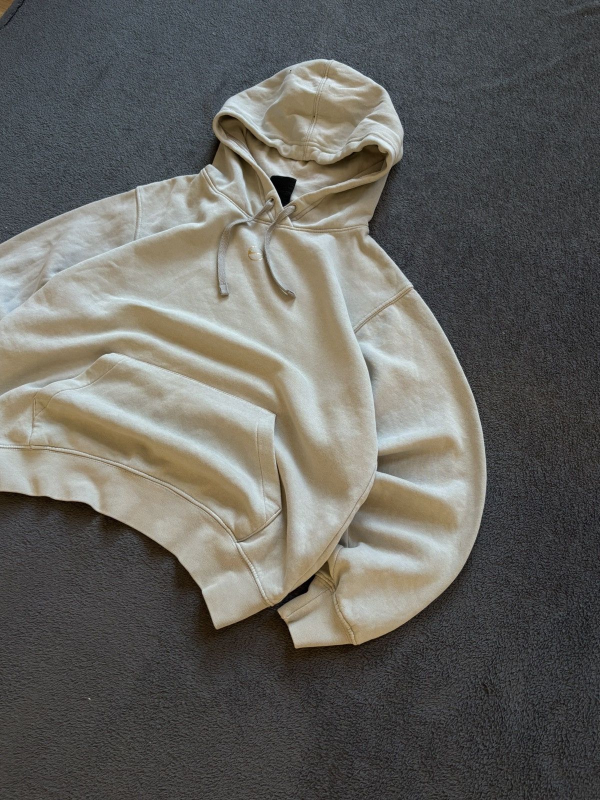 Nike 00s Nike Vintage Center Swoosh Logo Oversized Hoodie Rare Size US S / EU 44-46 / 1 - 2 Thumbnail