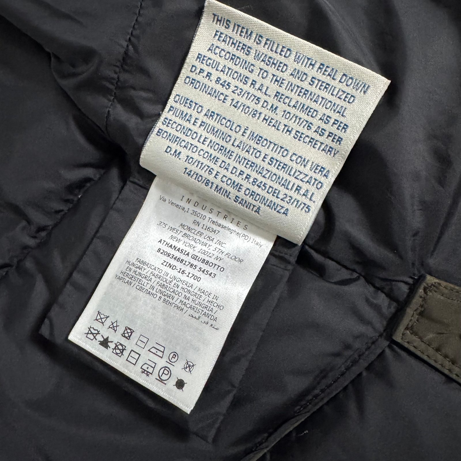 Moncler Moncler Athanasia Giubbotto Down Puffer Jacket - Size: 2 Size M / US 6-8 / IT 42-44 - 11 Thumbnail