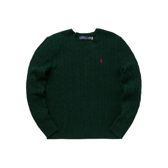 Polo Ralph Lauren Polo Ralph Lauren Men's Green Pony Embroidered Sweater Size US S / EU 44-46 / 1 - 1 Thumbnail