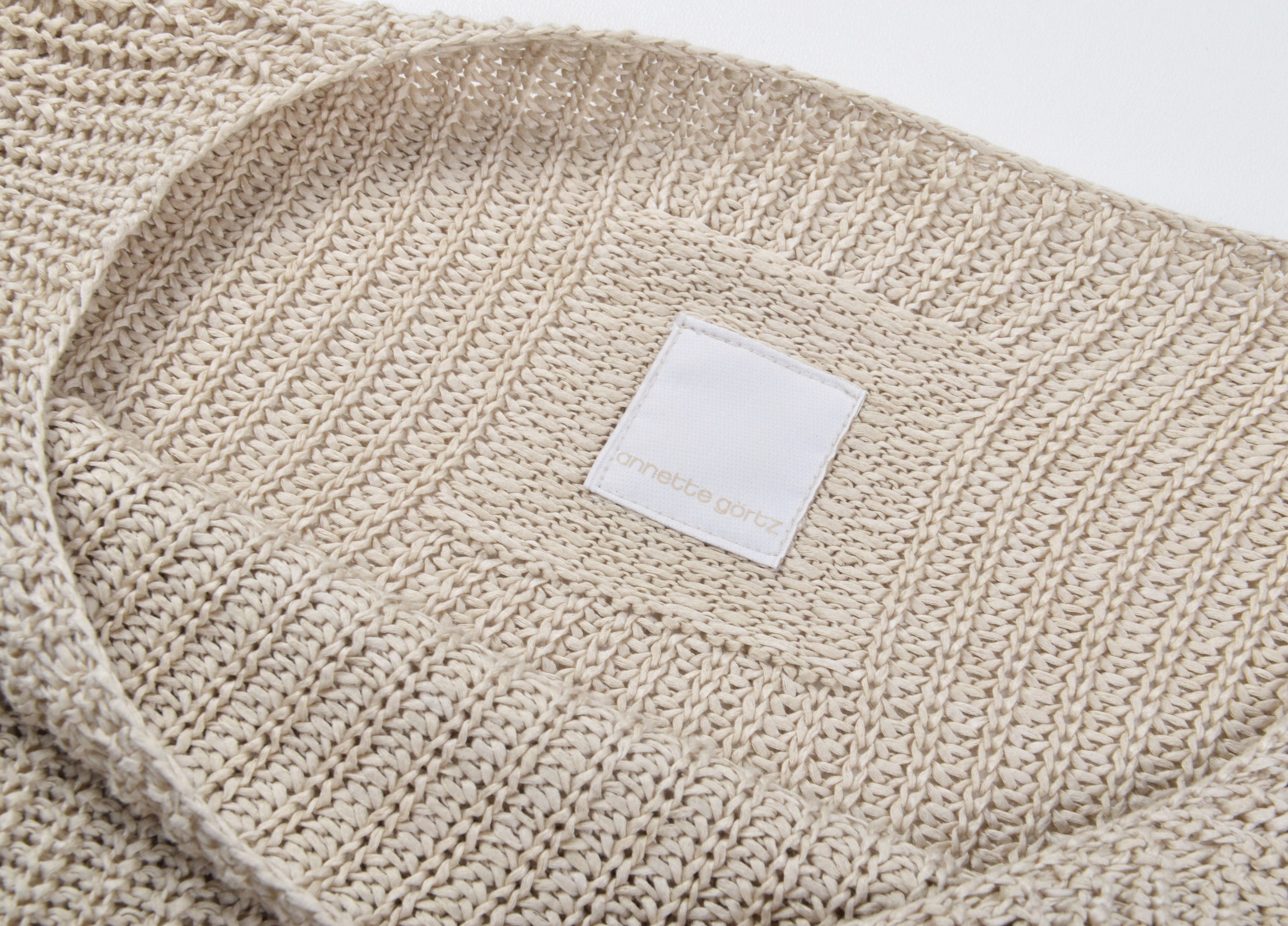Annette Gortz Annette Gortz Cotton Knitted Oversized Sweater Jumper Size S / US 4 / IT 40 - 7 Thumbnail