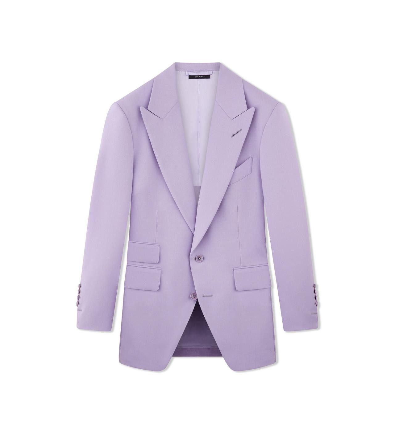 image of Tom Ford O1W1Db10124 Wool Mohair Blazer In Violet, Men's (Size XL)