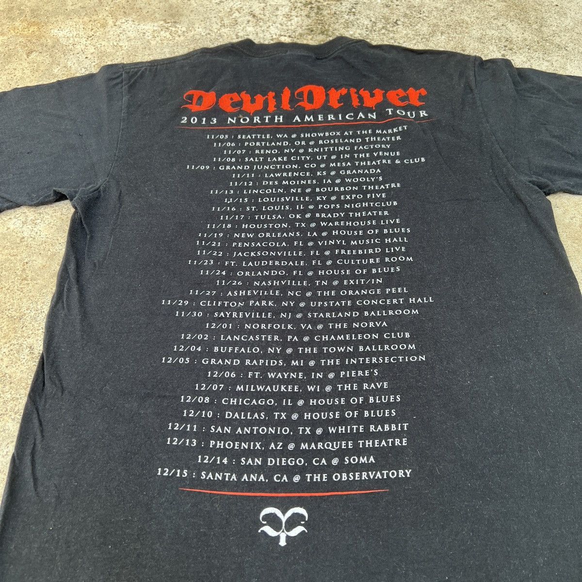 Band Tees Vintage Y2K DevilDriver Tour Tee Groove metal Size US M / EU 48-50 / 2 - 7 Thumbnail