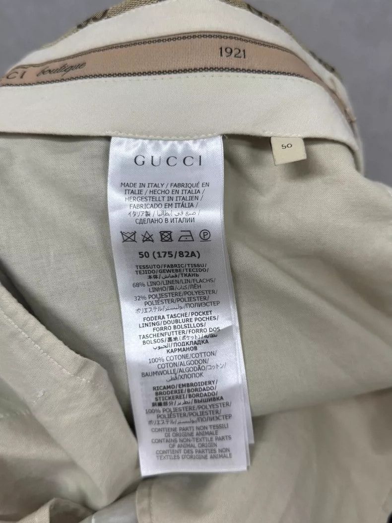 Gucci Gucci Full-print trousers Size 50R - 4 Thumbnail