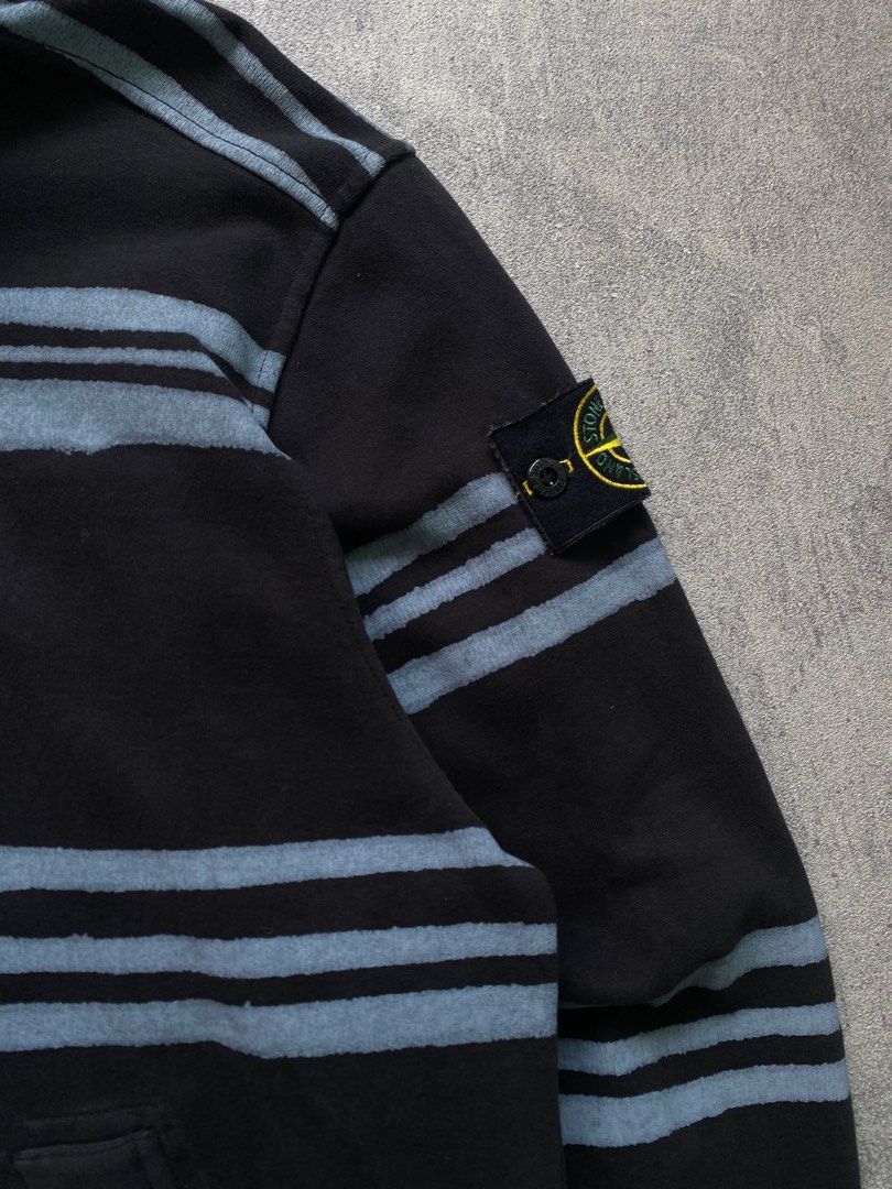 Stone Island × Supreme Stone Island x supreme warp stripe hoodie Size US S / EU 44-46 / 1 - 3 Thumbnail
