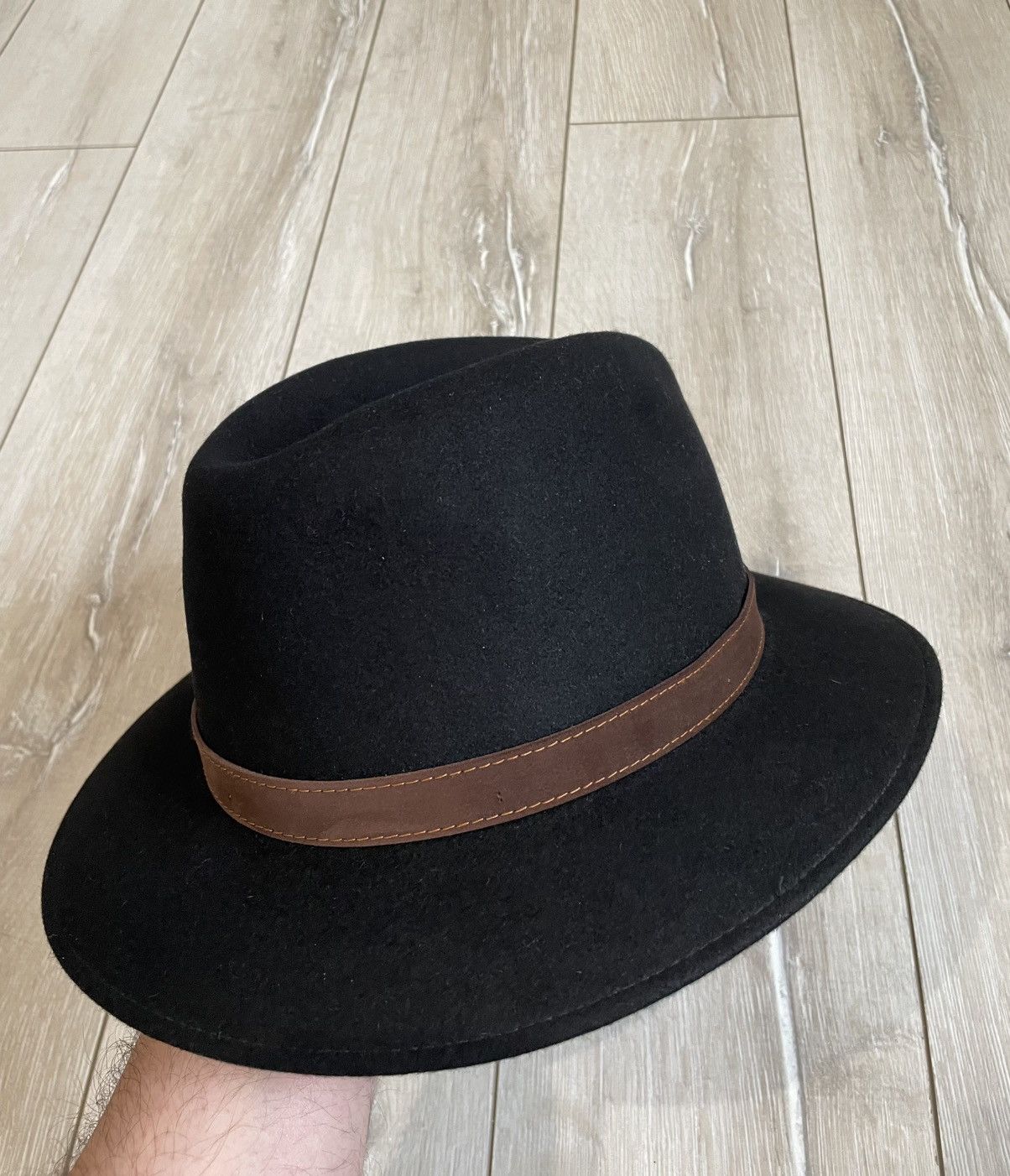 Borsalino Borsalino Alessandria 1857 Black Hat Size US8 UK 7 7/8 Size ONE SIZE - 4 Thumbnail