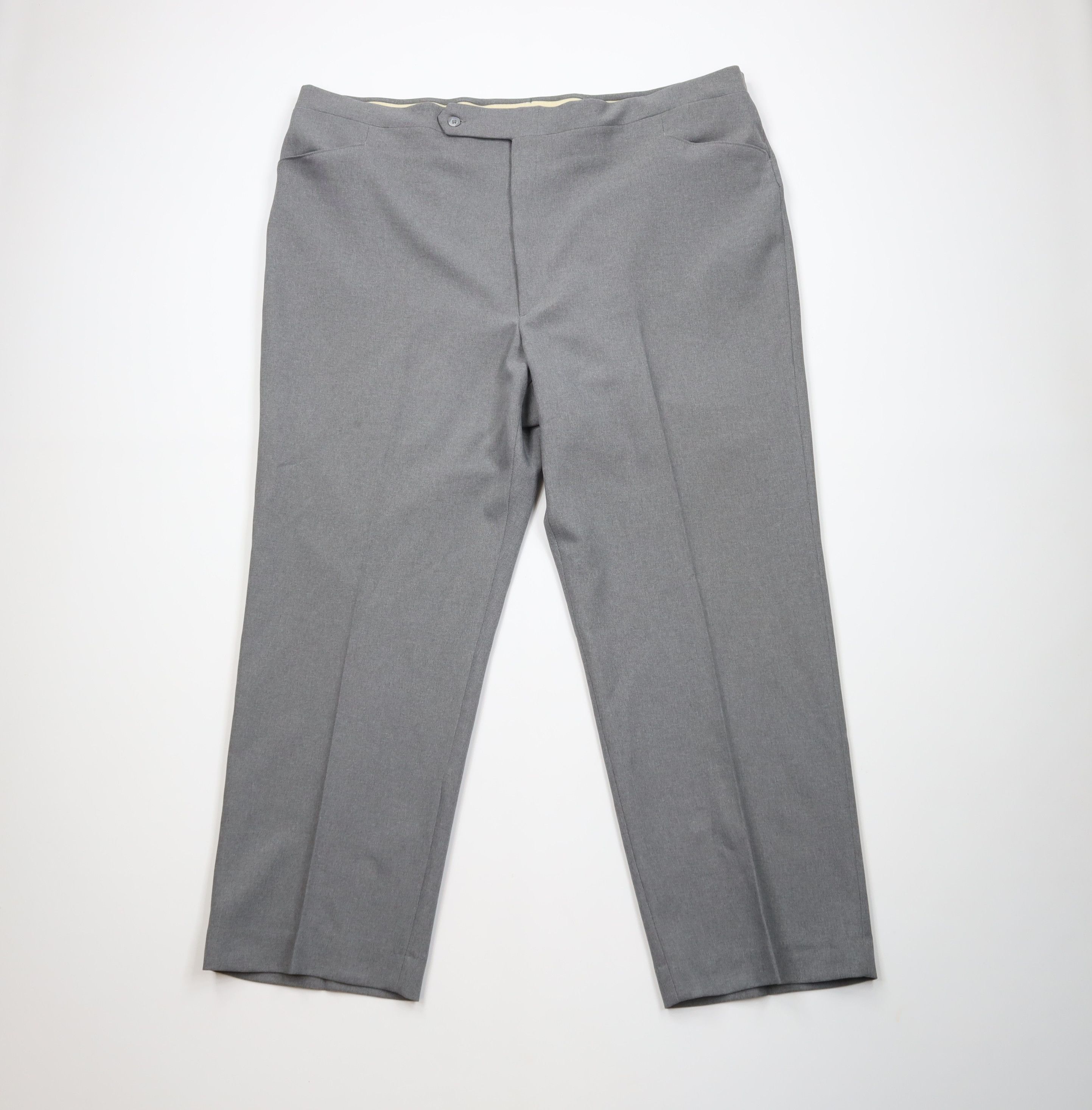 Vintage Vintage 70s Streetwear Flared Wide Leg Chino Pants Gray USA Size US 44 / EU 60 - 1 Thumbnail