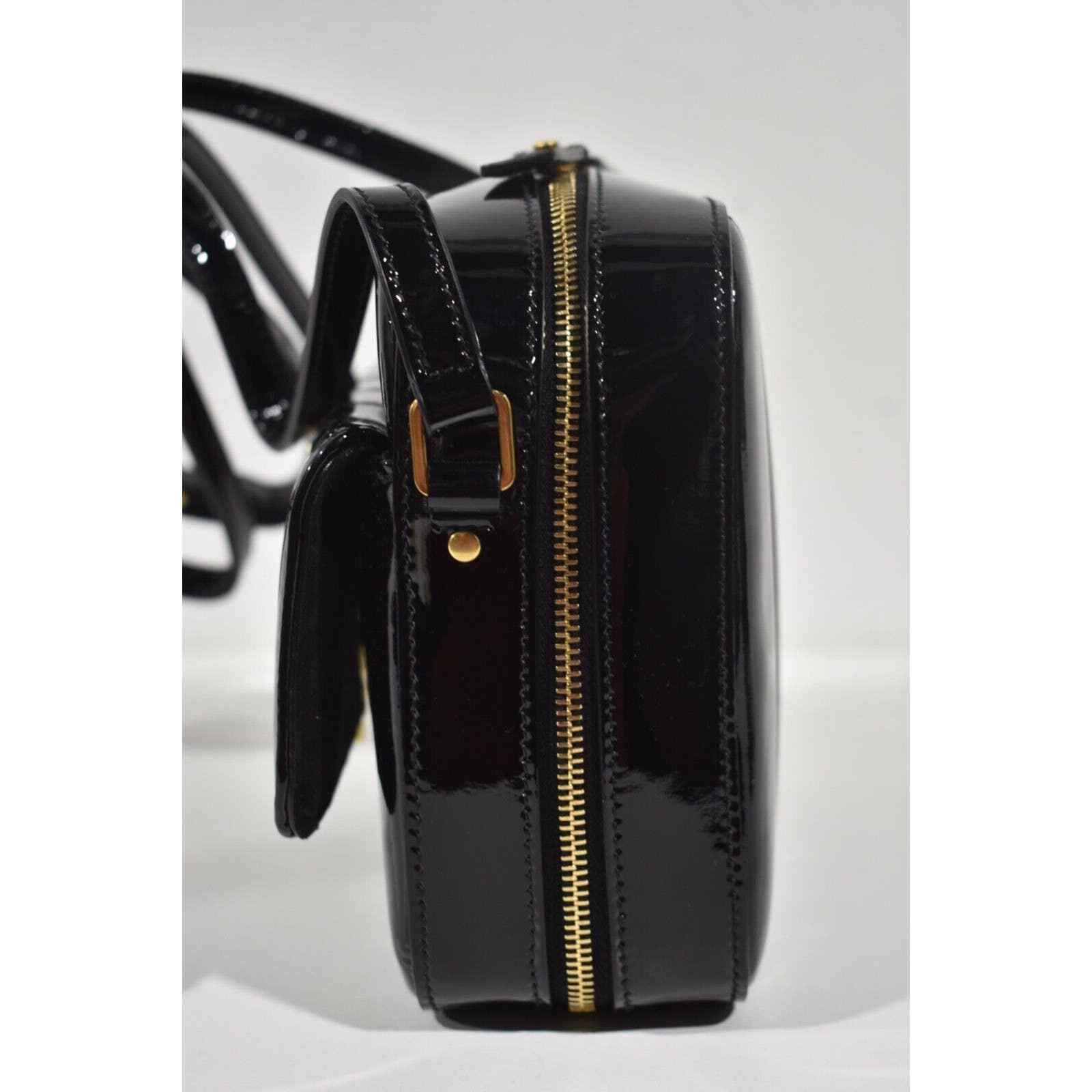 Yves Saint Laurent Saint Laurent Patent Leather Gold Crossbody Camera Bag Size ONE SIZE - 9 Thumbnail