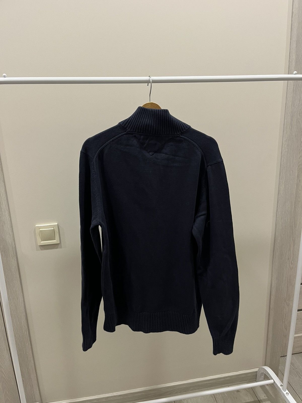 Vintage Vintage Tommy Hilfiger Small Logo 1/3 Zip Cashmere Sweater Size US L / EU 52-54 / 3 - 3 Thumbnail