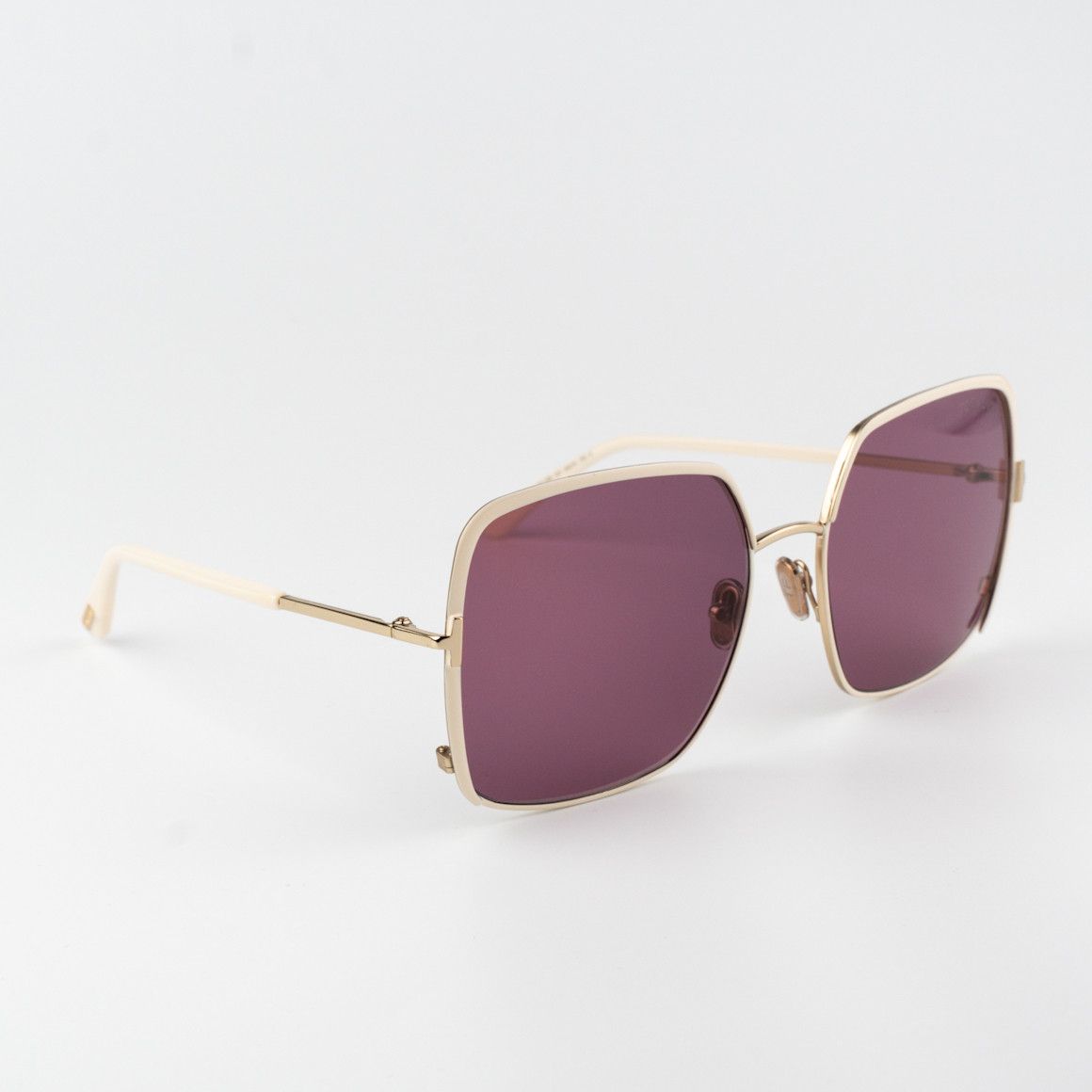 Tom Ford Tom Ford RAPHAELA Women Sunglasses Gold Violet FT1006 32Y Size ONE SIZE - 8 Thumbnail
